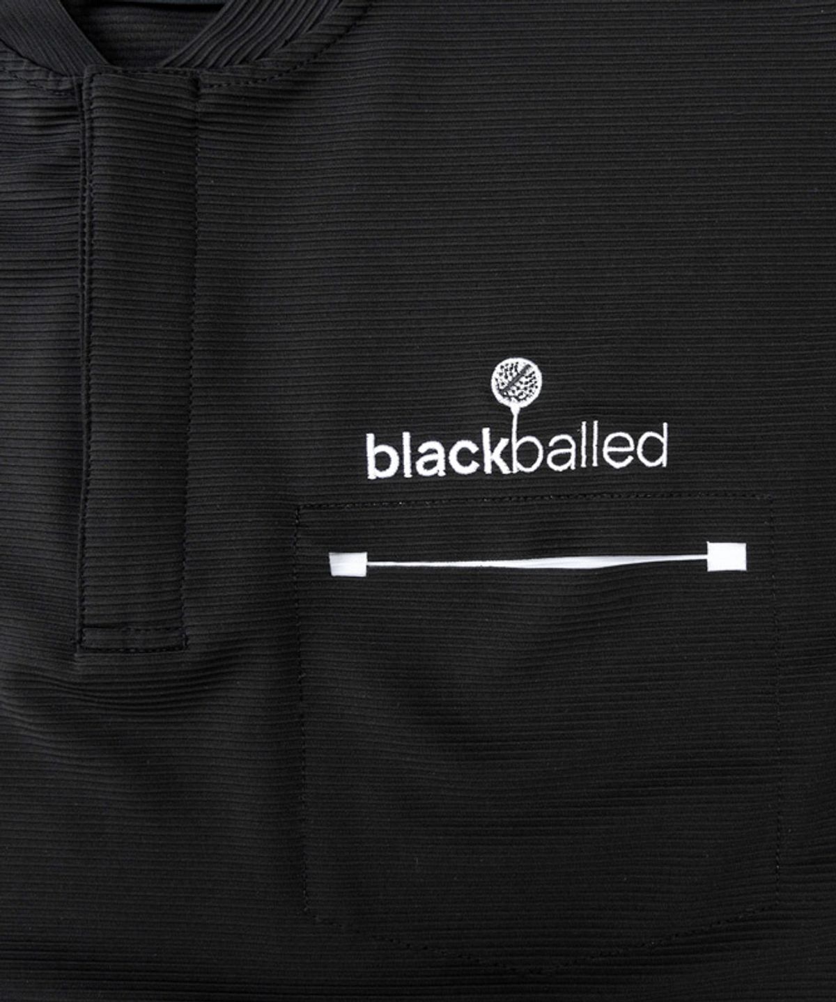 블랙볼드(BLACKBALLED) bbg 블레이드 폴로 티셔츠 BLACK