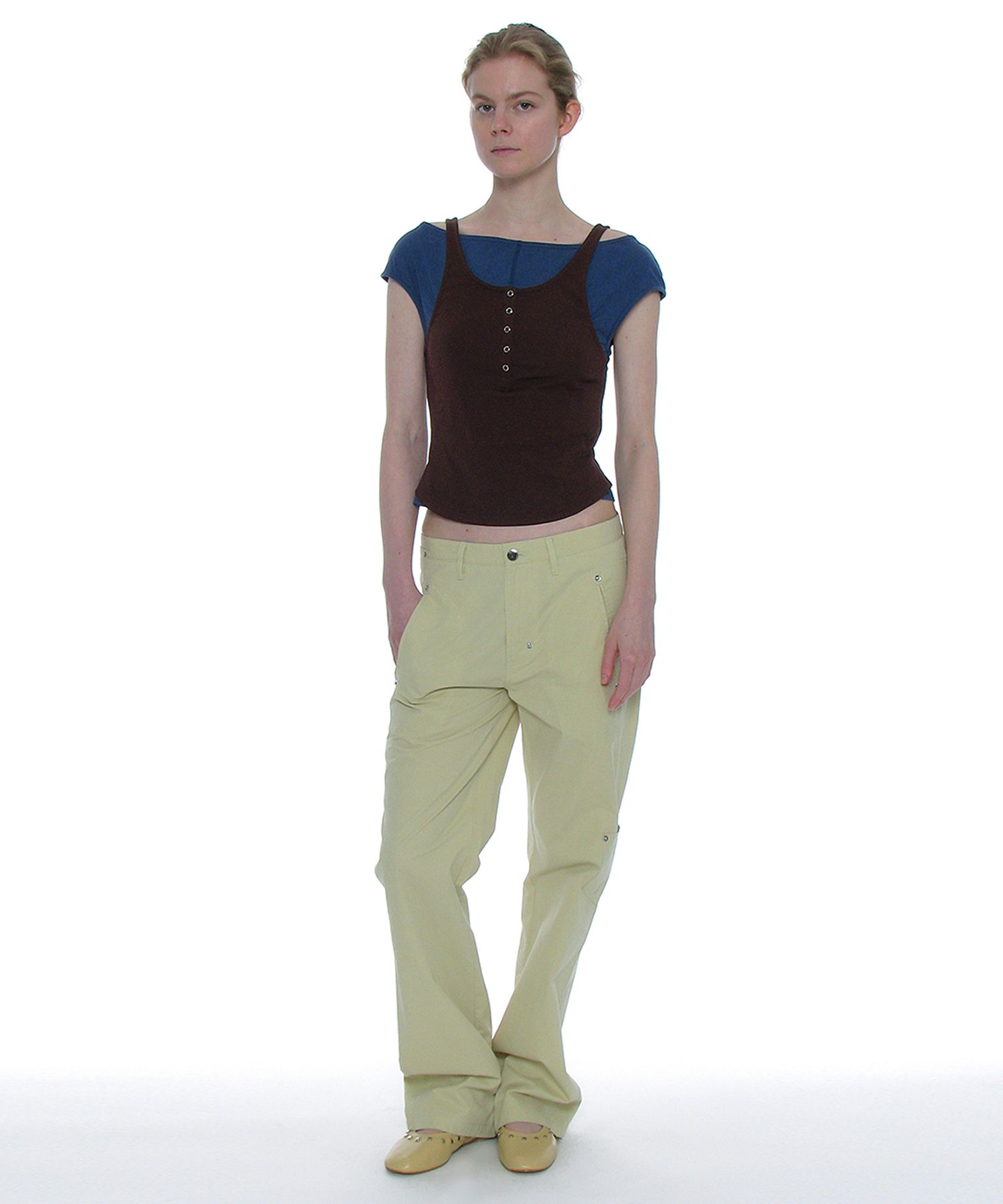 トップス PARTIMENTO 3 IN 1 LAYERED TOP PARTIMENTO