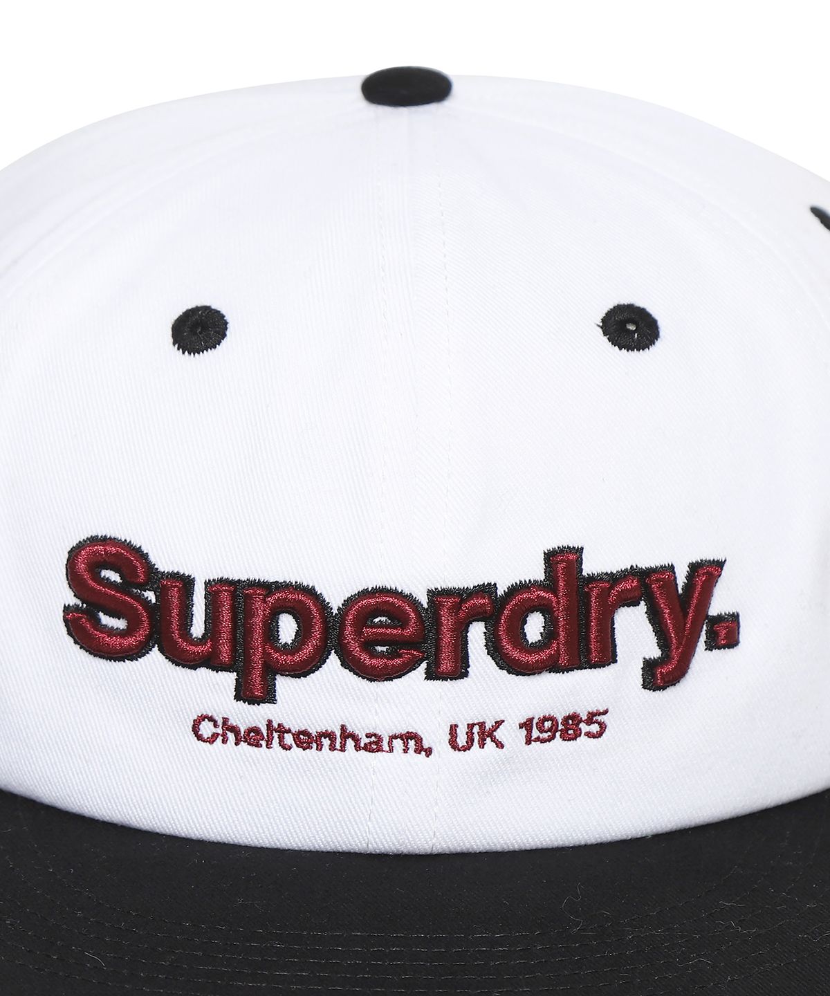 슈퍼드라이(SUPERDRY) 오리지널 플랫 6패널 볼캡 블랙