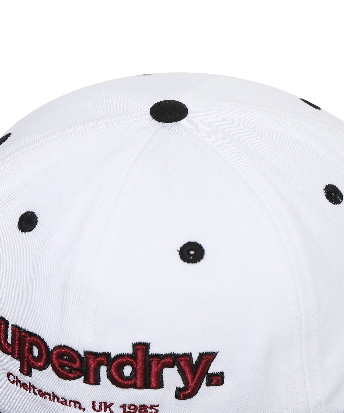 슈퍼드라이(SUPERDRY) 오리지널 플랫 6패널 볼캡 블랙