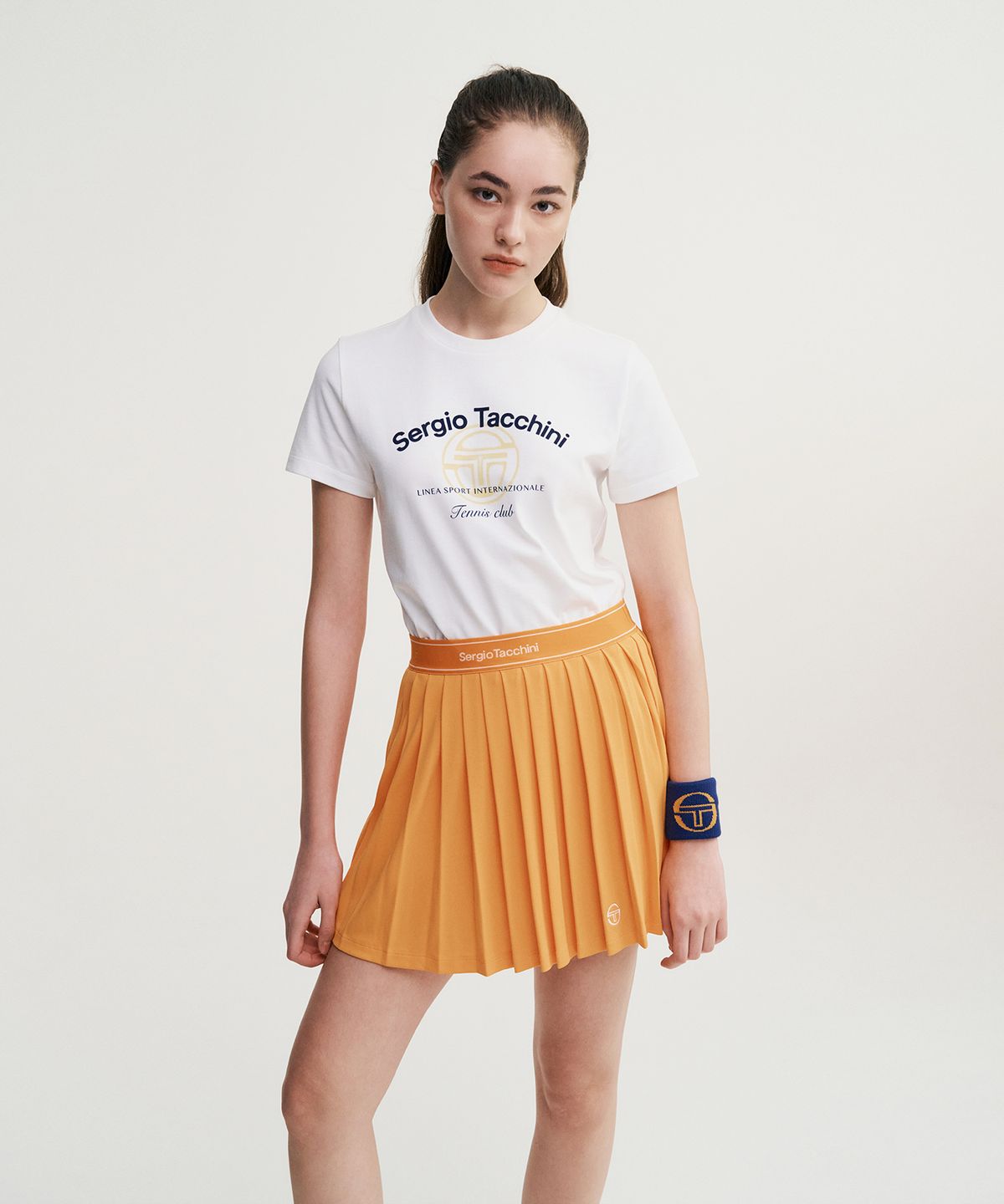 세르지오 타키니(SERGIO TACCHINI) W 타키니 플라잉 스커트 (Orange)
