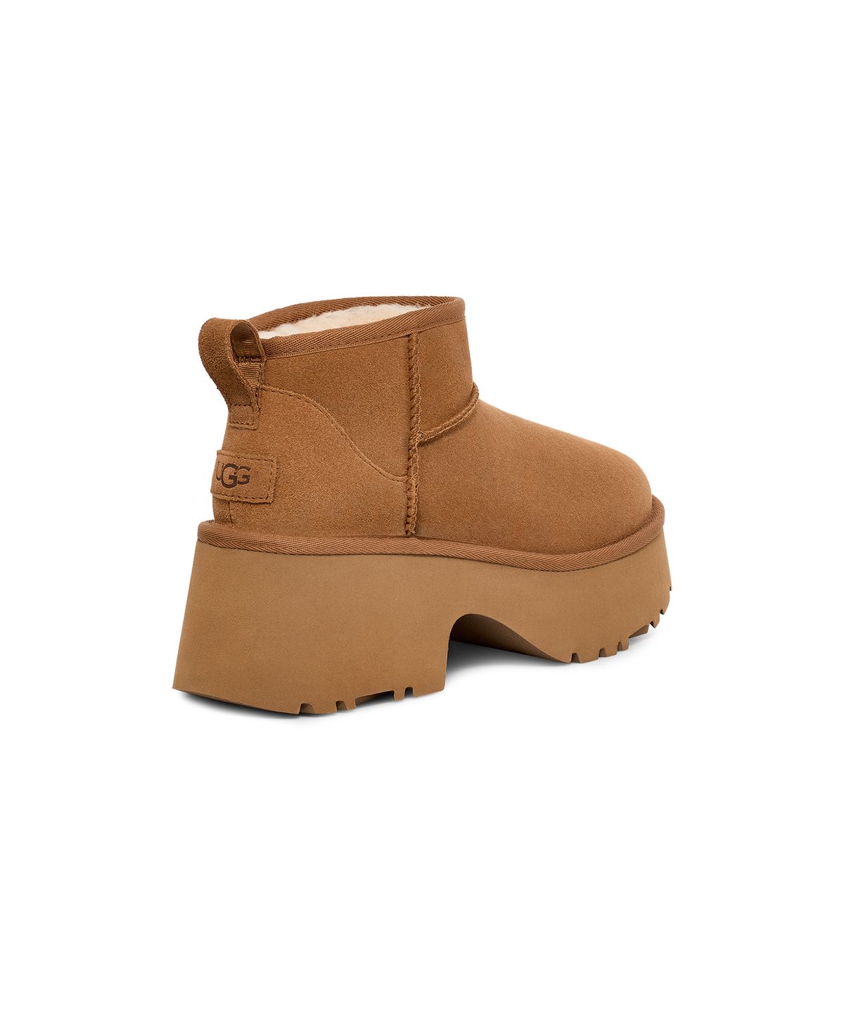 어그(UGG) [WOMEN] 청키 힐 부츠 (클래식 울트라 미니 뉴 하이츠) - 체스넛 / 1158311CHE