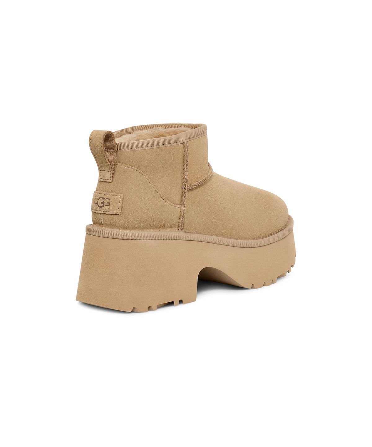 어그(UGG) [WOMEN] 청키 힐 부츠 (클래식 울트라 미니 뉴 하이츠) - 머스타드시드 / 1158311MDSD