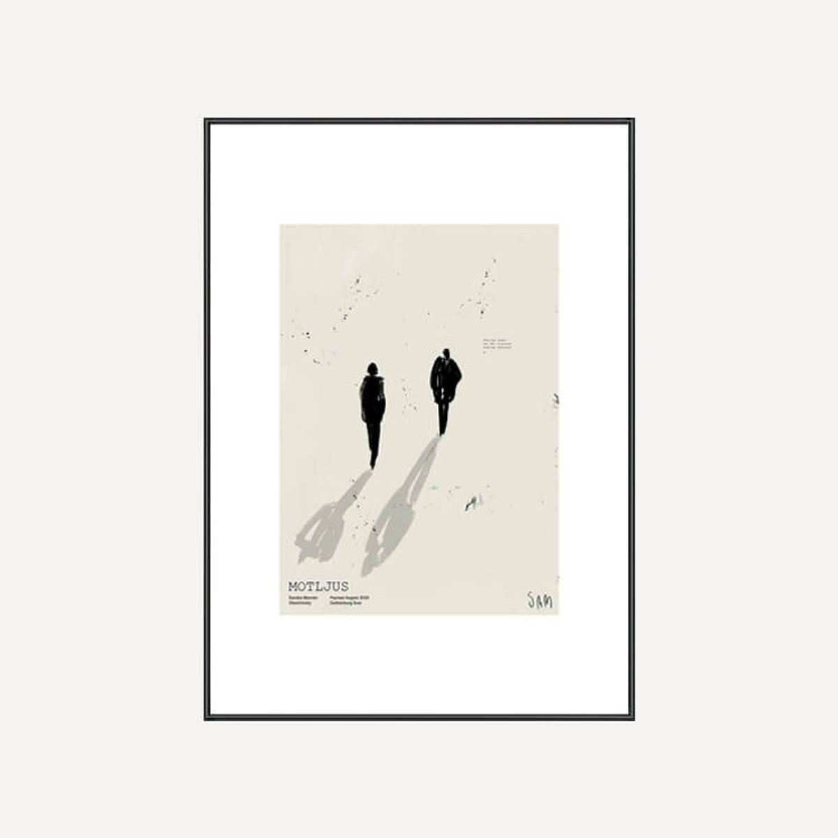 그릿시즌(GREET SEASON) 산드라 블로멘 마스차인스키 Motljus (액자 포함)