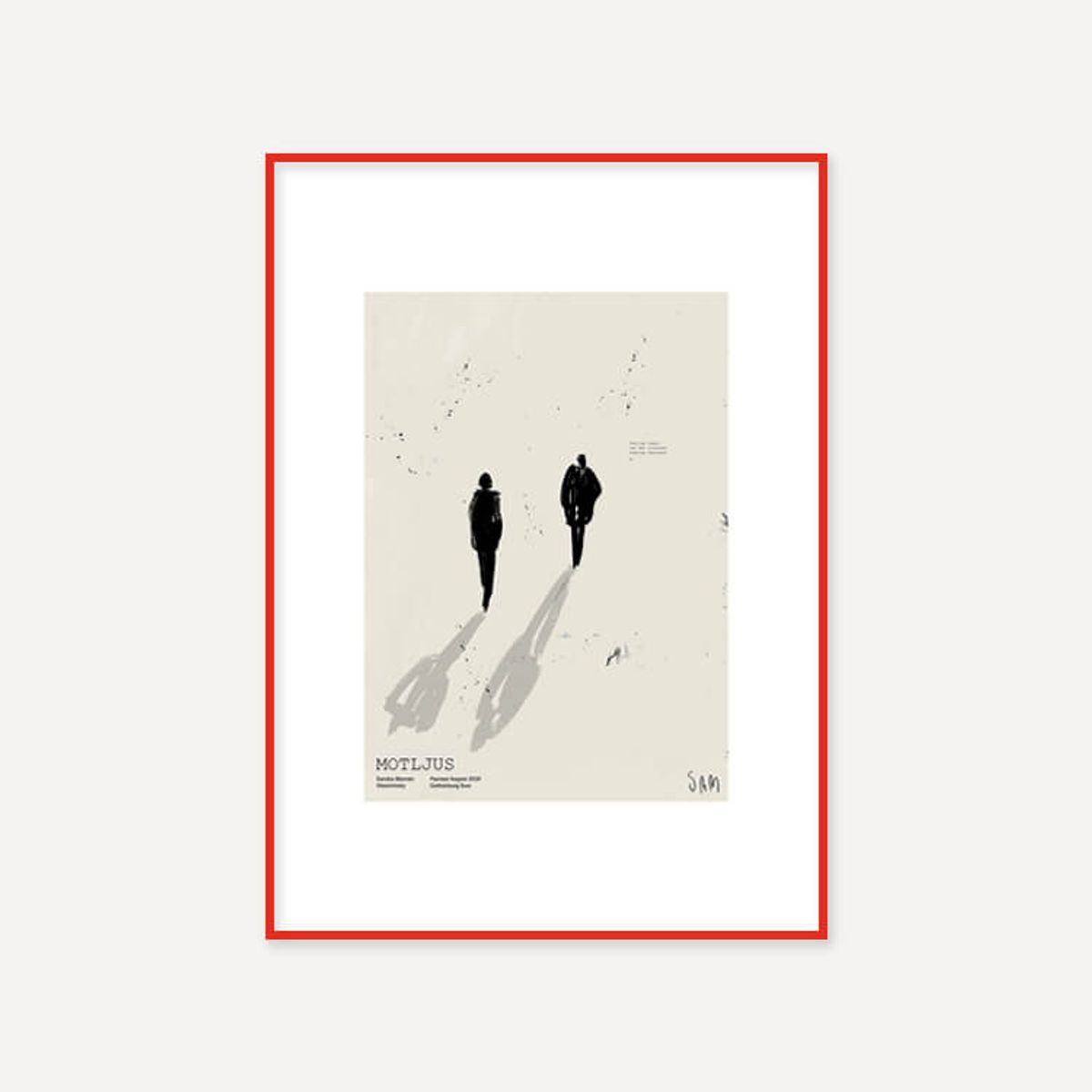 그릿시즌(GREET SEASON) 산드라 블로멘 마스차인스키 Motljus (액자 포함)