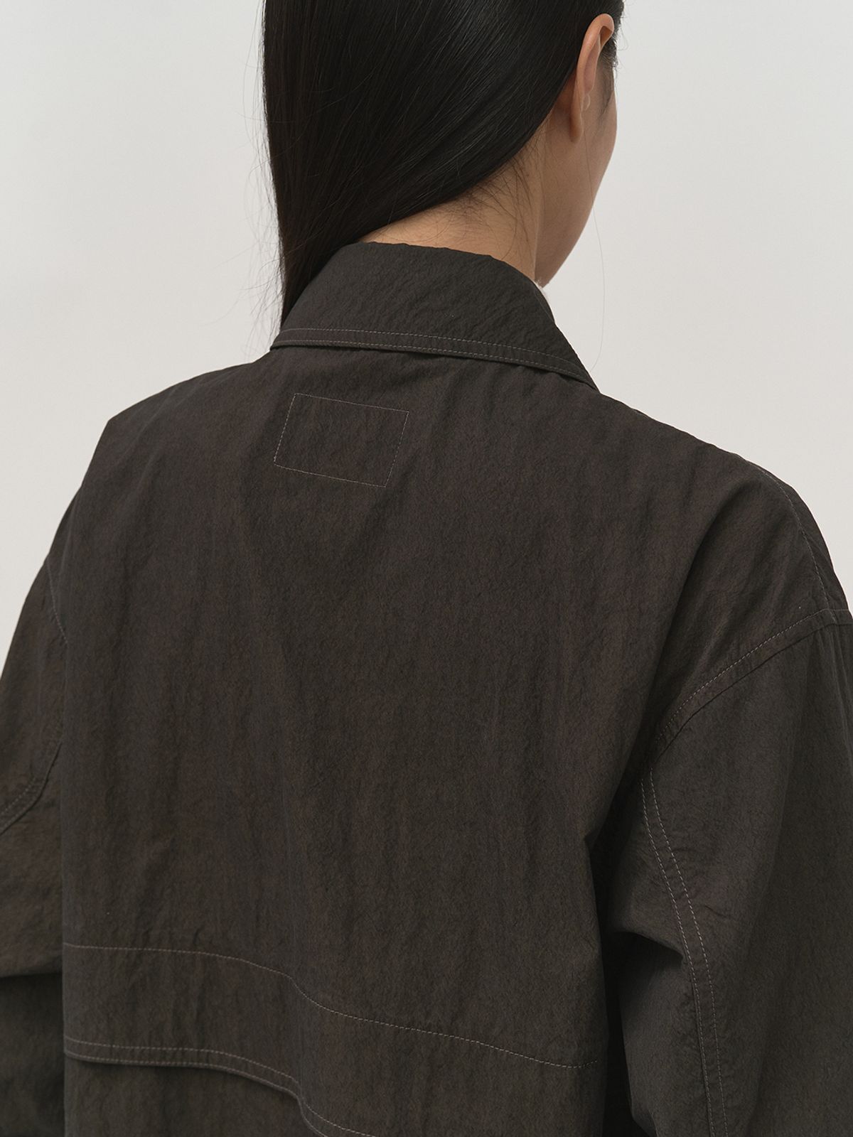 러프사이드 화이트라벨(ROUGH SIDE WHITE LABEL) Natural Wind Blouson Charcoal