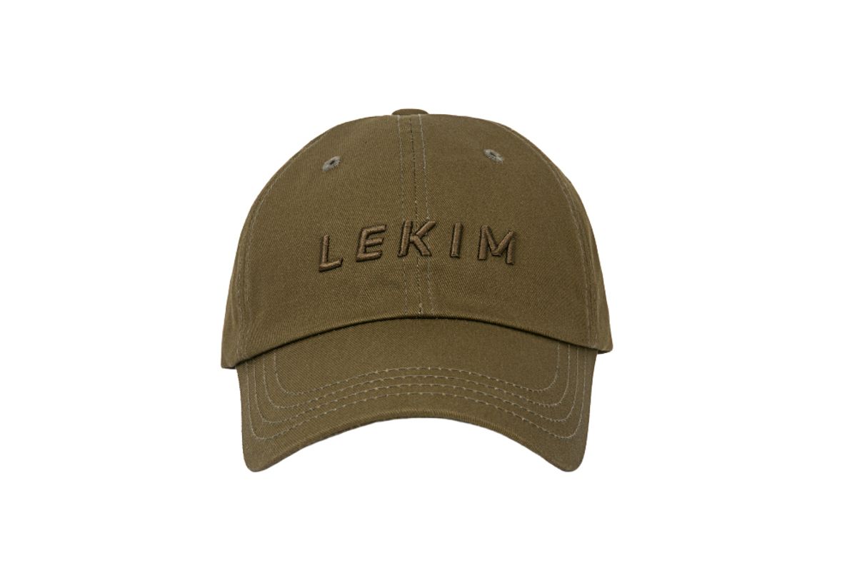 레킴(LEKIM) 레킴 자수 카키 캡