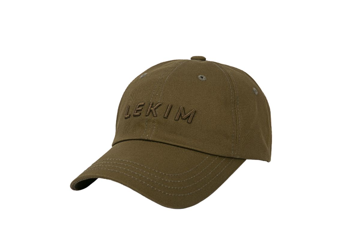 레킴(LEKIM) 레킴 자수 카키 캡