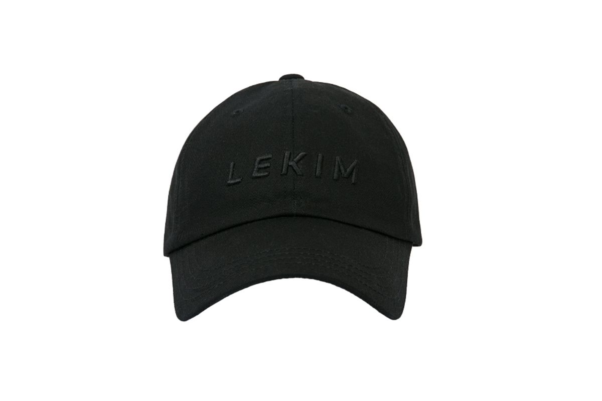레킴(LEKIM) 레킴 자수 블랙 캡