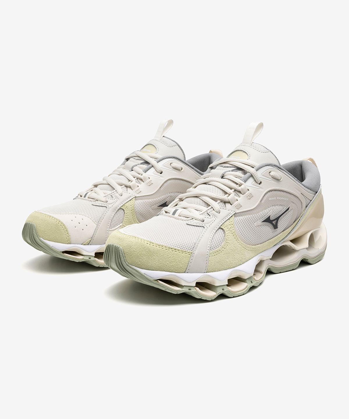 미즈노(MIZUNO) (남성) 웨이브 프로페시 베타 2 - 화이트 샌드:콰이엇 쉐이드:화이트 제이드 / D1GA235011