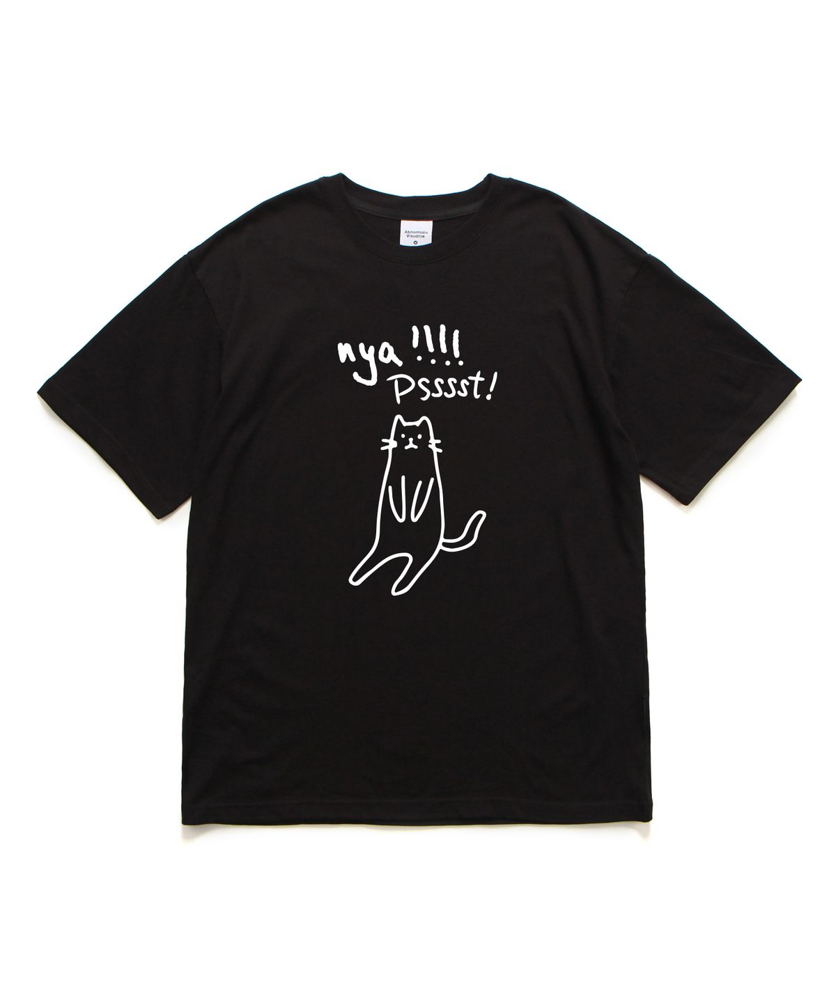 앱놀머씽(ABNORMALTHING) PSSST 티셔츠 화이트 (PSSST T-SHIRT WHITE)