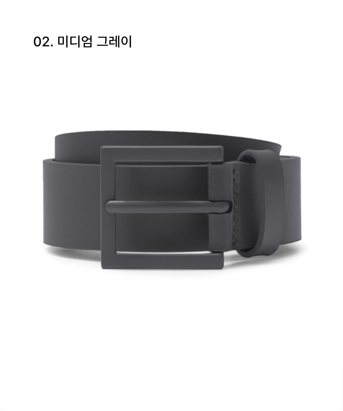 무신사 스탠다드(MUSINSA STANDARD) 스퀘어 미니멀 레더 벨트_30mm