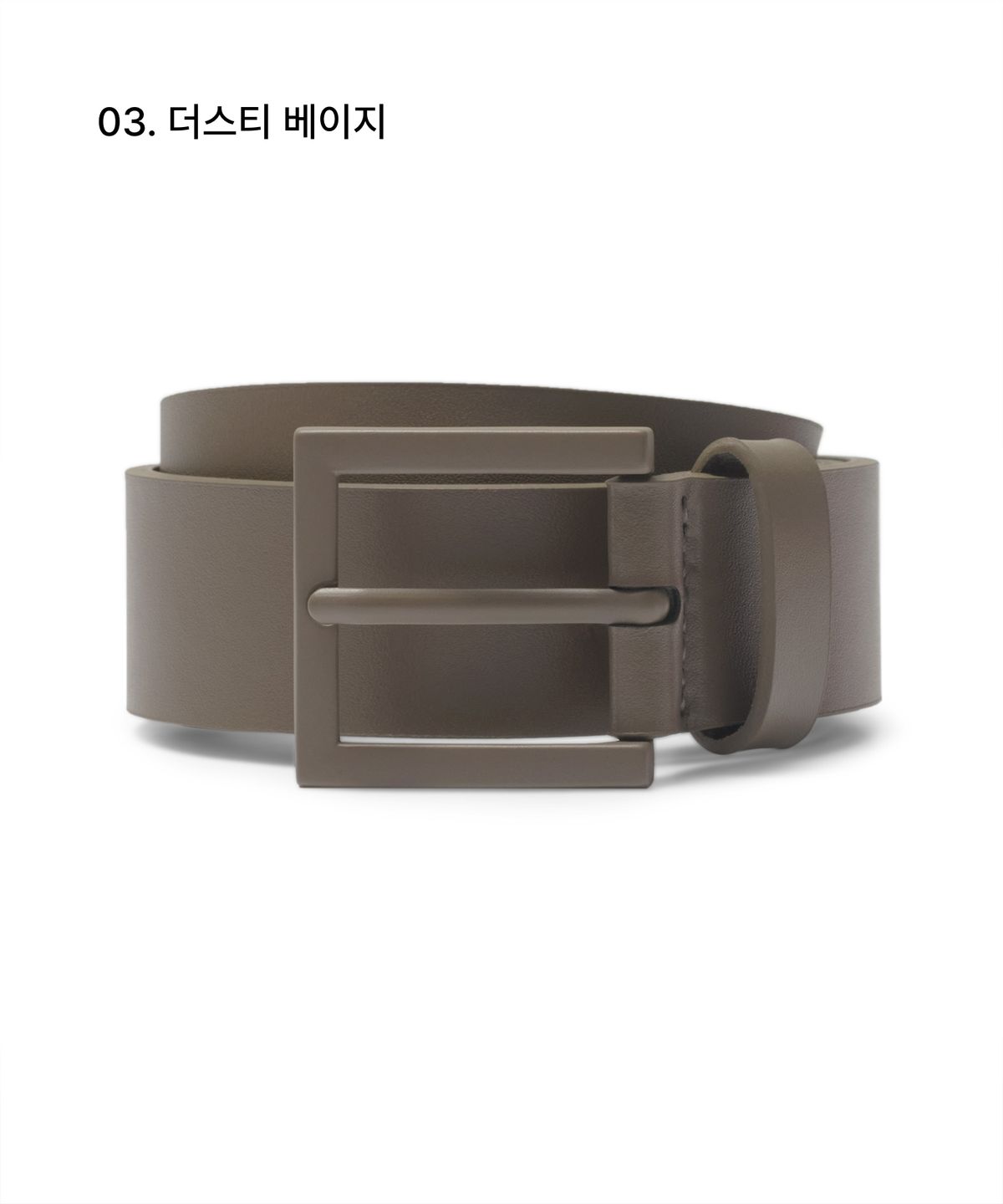 무신사 스탠다드(MUSINSA STANDARD) 스퀘어 미니멀 레더 벨트_30mm