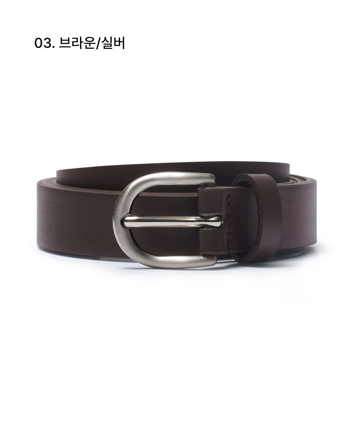 무신사 스탠다드(MUSINSA STANDARD) 신세틱 레더 슬림 벨트_20mm