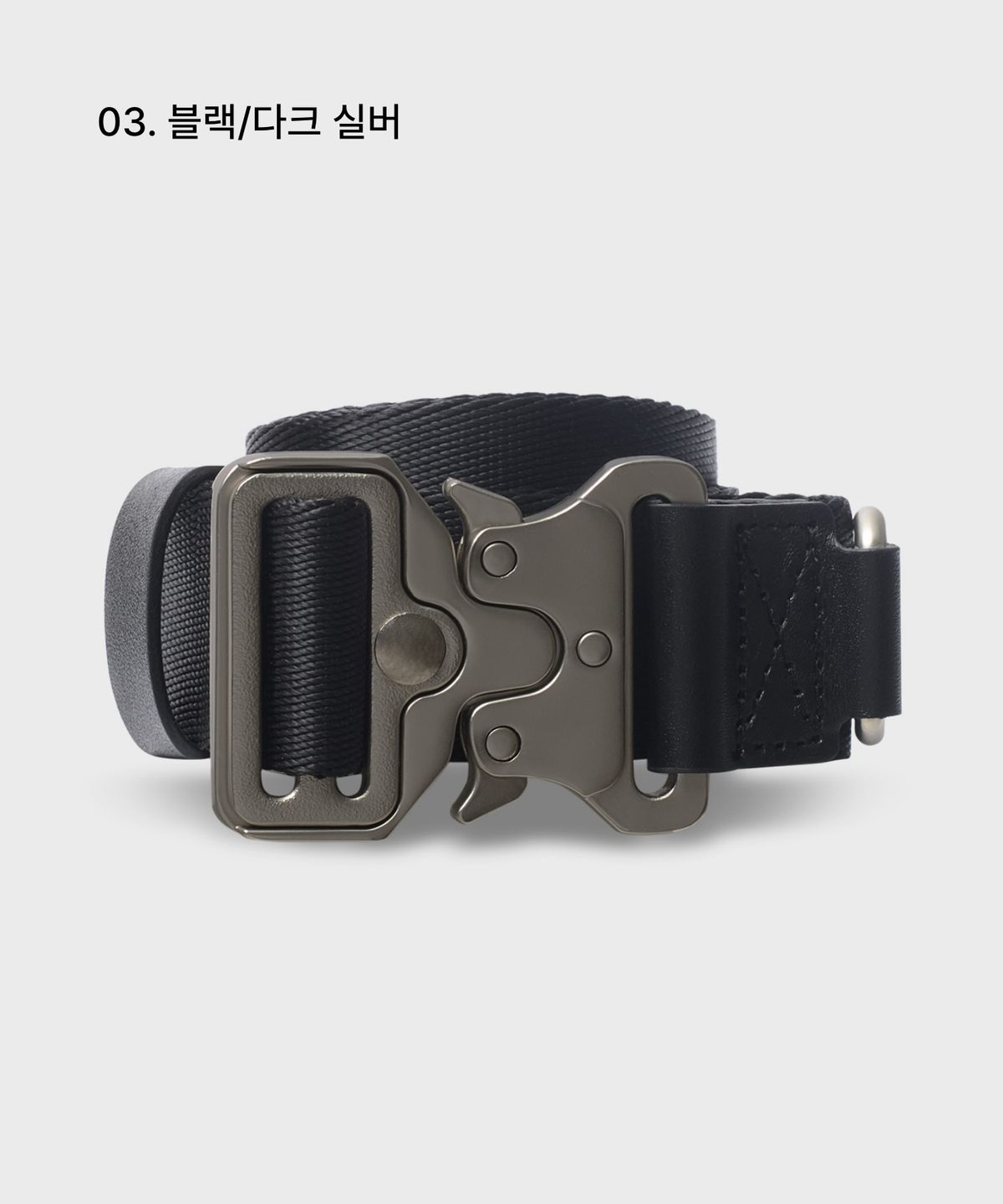 무신사 스탠다드(MUSINSA STANDARD) 택티컬 퀵 릴리즈 웨빙 벨트_30mm