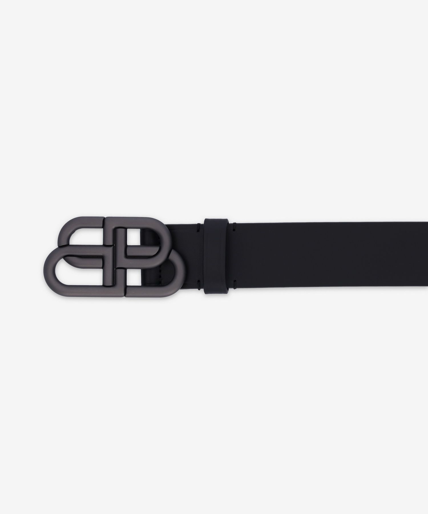 MUSINSA | BALENCIAGA BB Large Belt - Black / 5703701CH551000