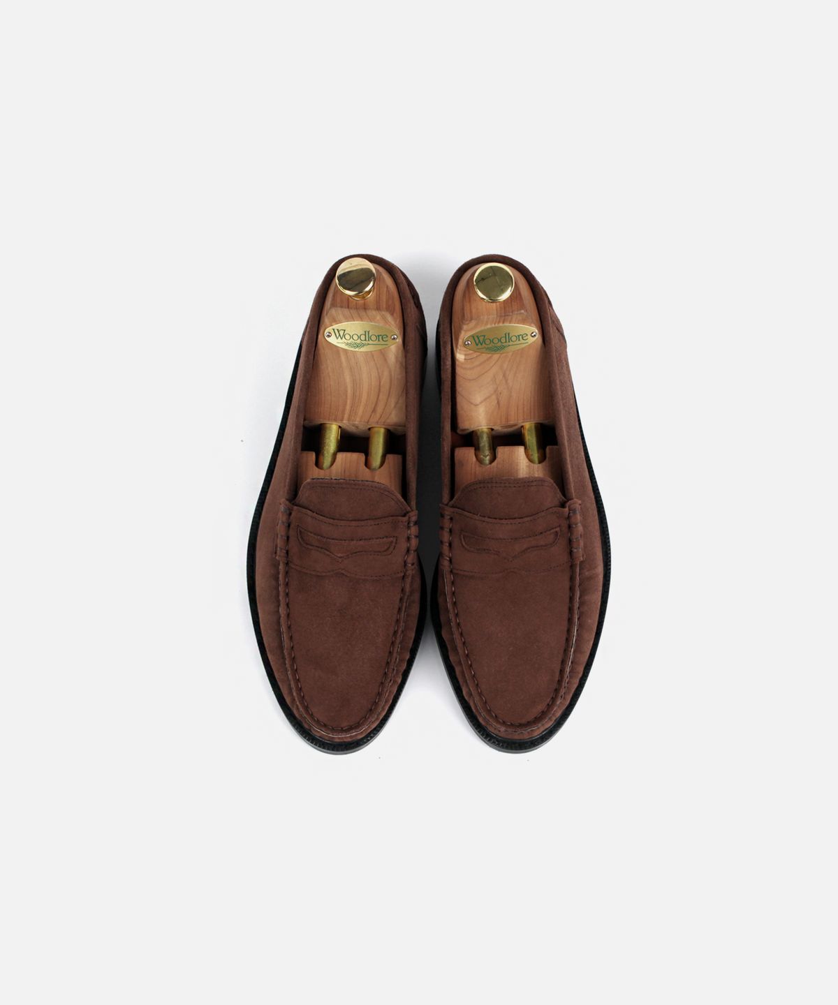커스텀무드(CUSTOMMOOD) 레어 스웨이드 페니로퍼(brown)