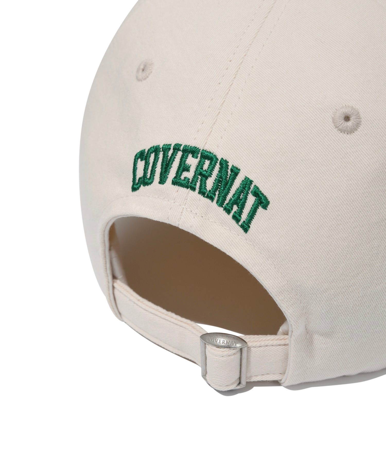 MUSINSA | COVERNAT [Standard Fit] Small C Logo BB Cap Cream
