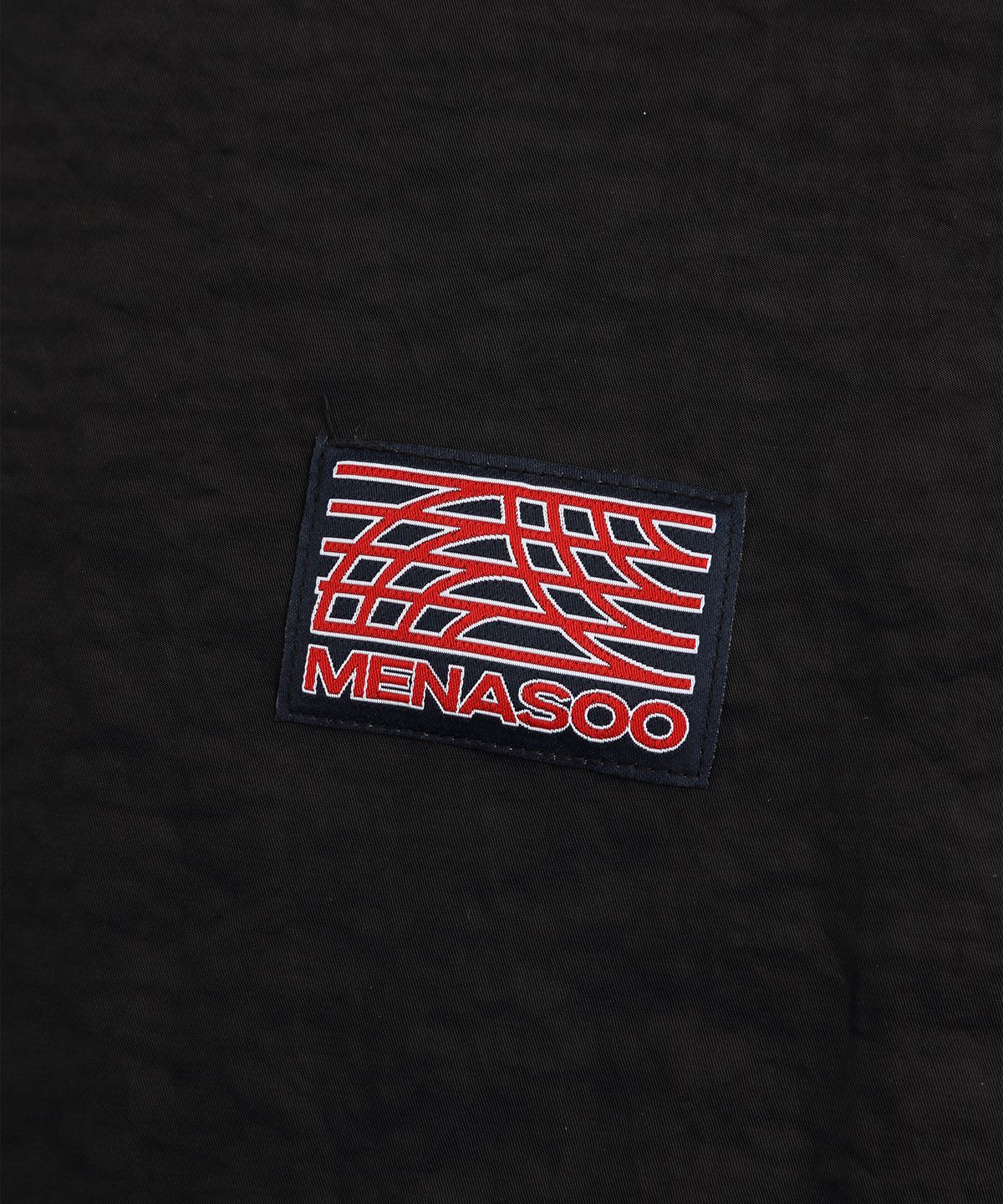 미나수(MENASOO) Menasoo Nylon String Backpack_Black