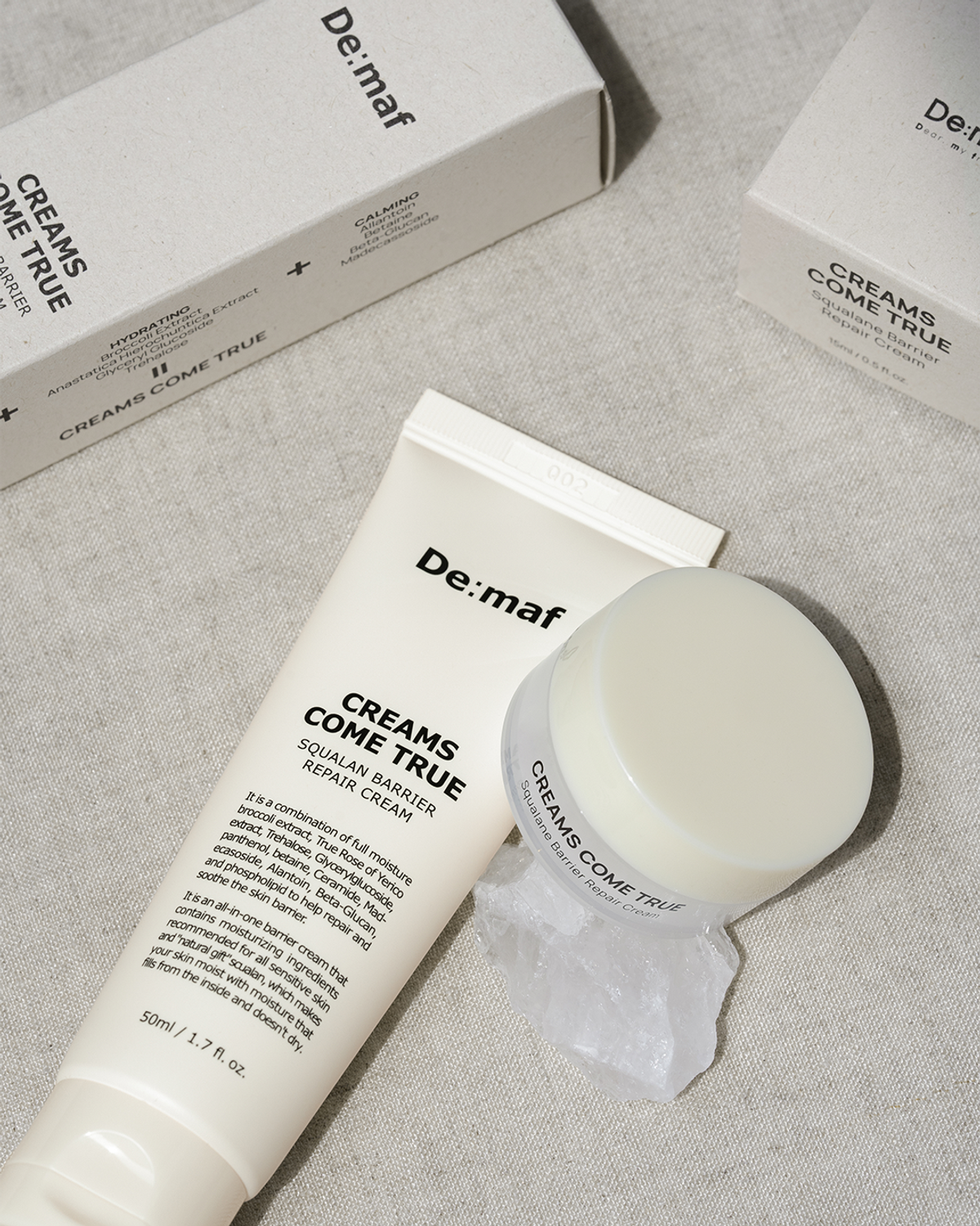 디마프(DEMAF) 크림스컴트루 스쿠알란 배리어 리페어크림 15ml