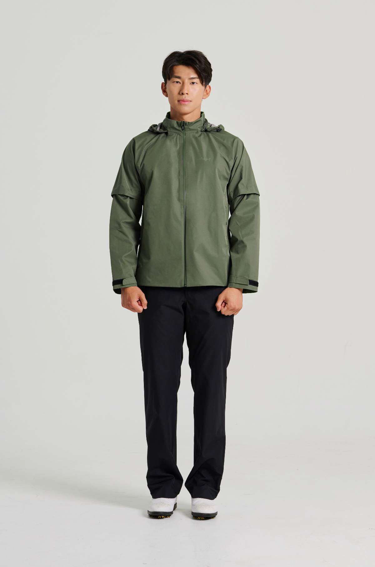 로이볼 골프(LOYBALLGOLF) 3Layer Rain Jacket - Khaki