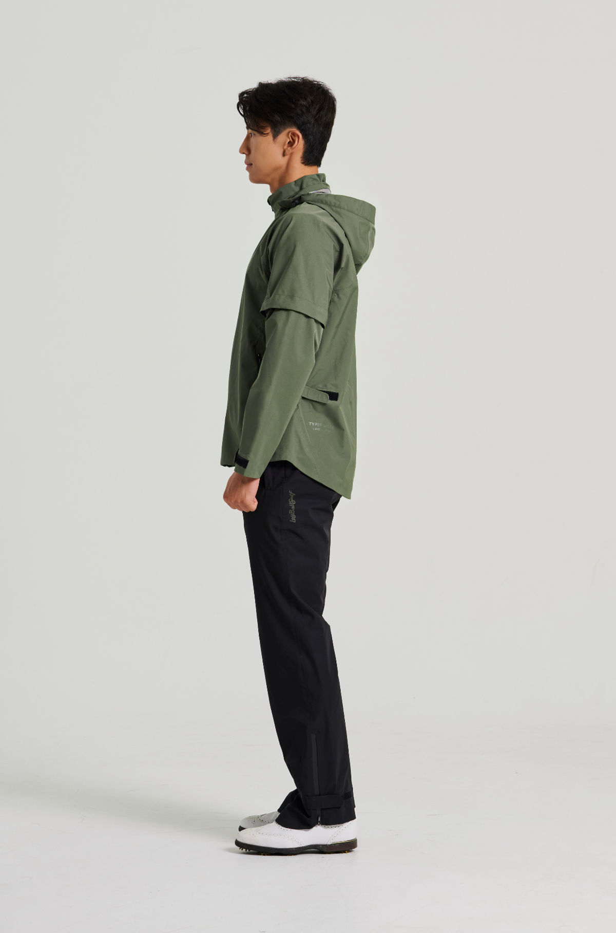 로이볼 골프(LOYBALLGOLF) 3Layer Rain Jacket - Khaki