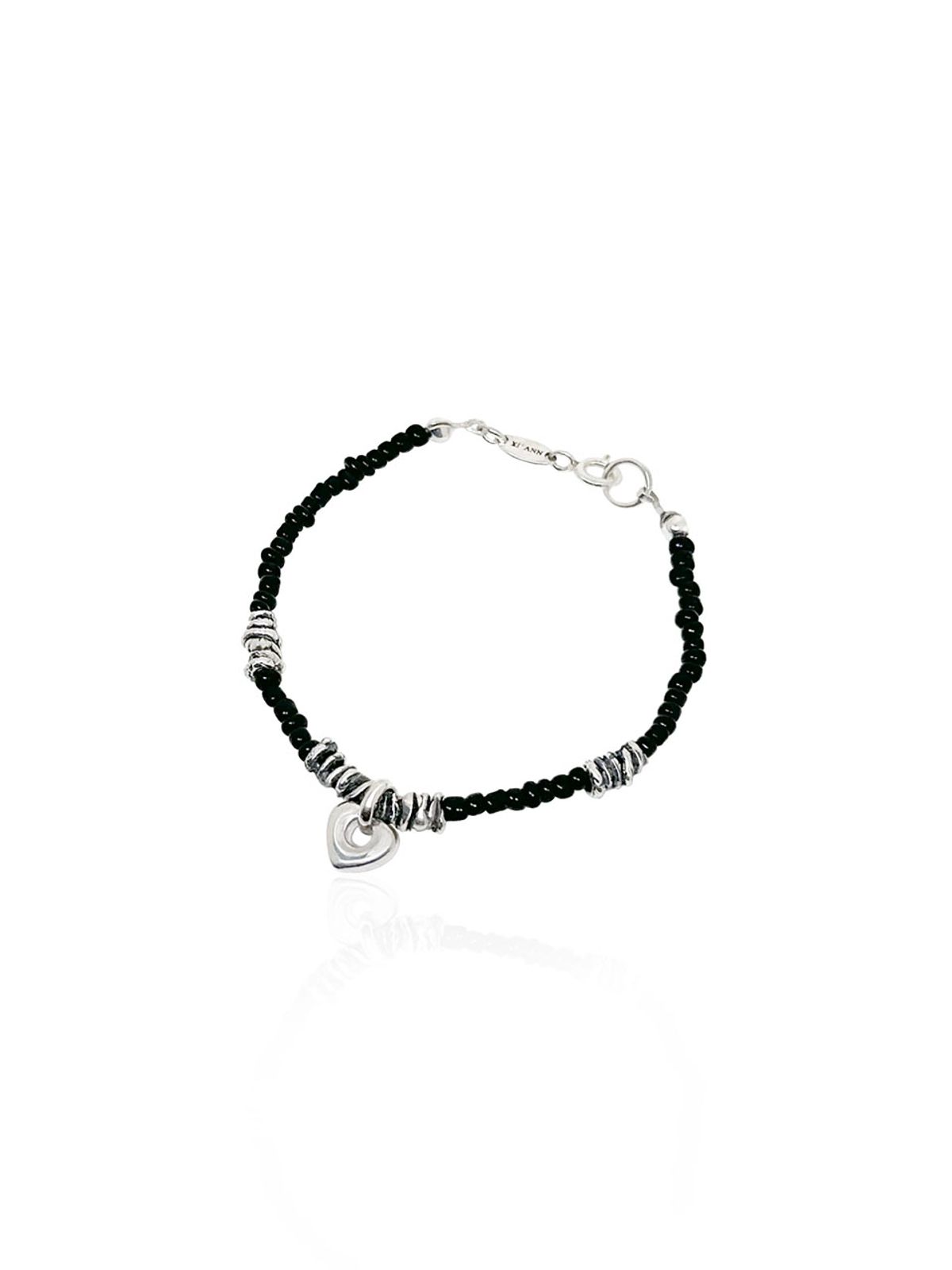 시엔(XIANN) Tangled heart beads B 탱글하트 팔찌