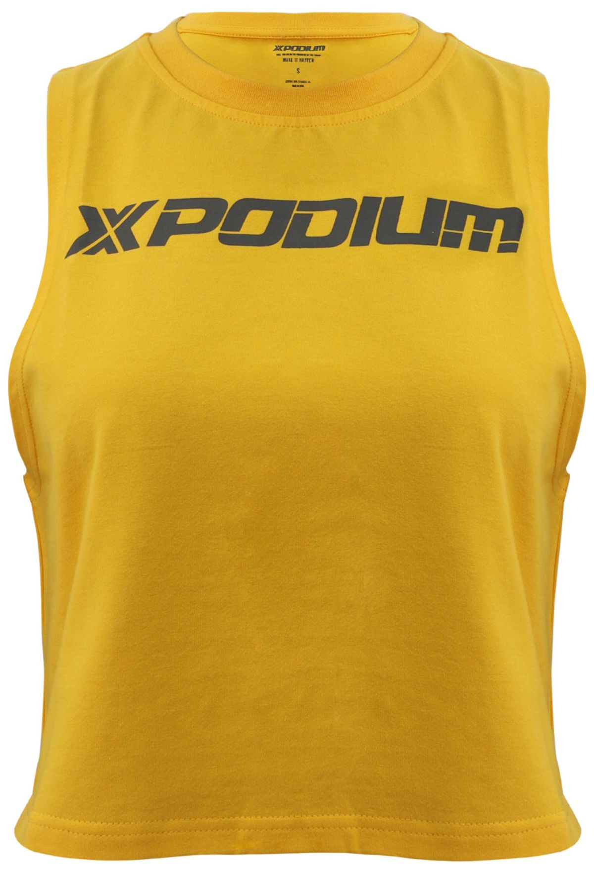 엑스포디움(XPODIUM) V2 기본 로고 크로스핏 크롭 나시