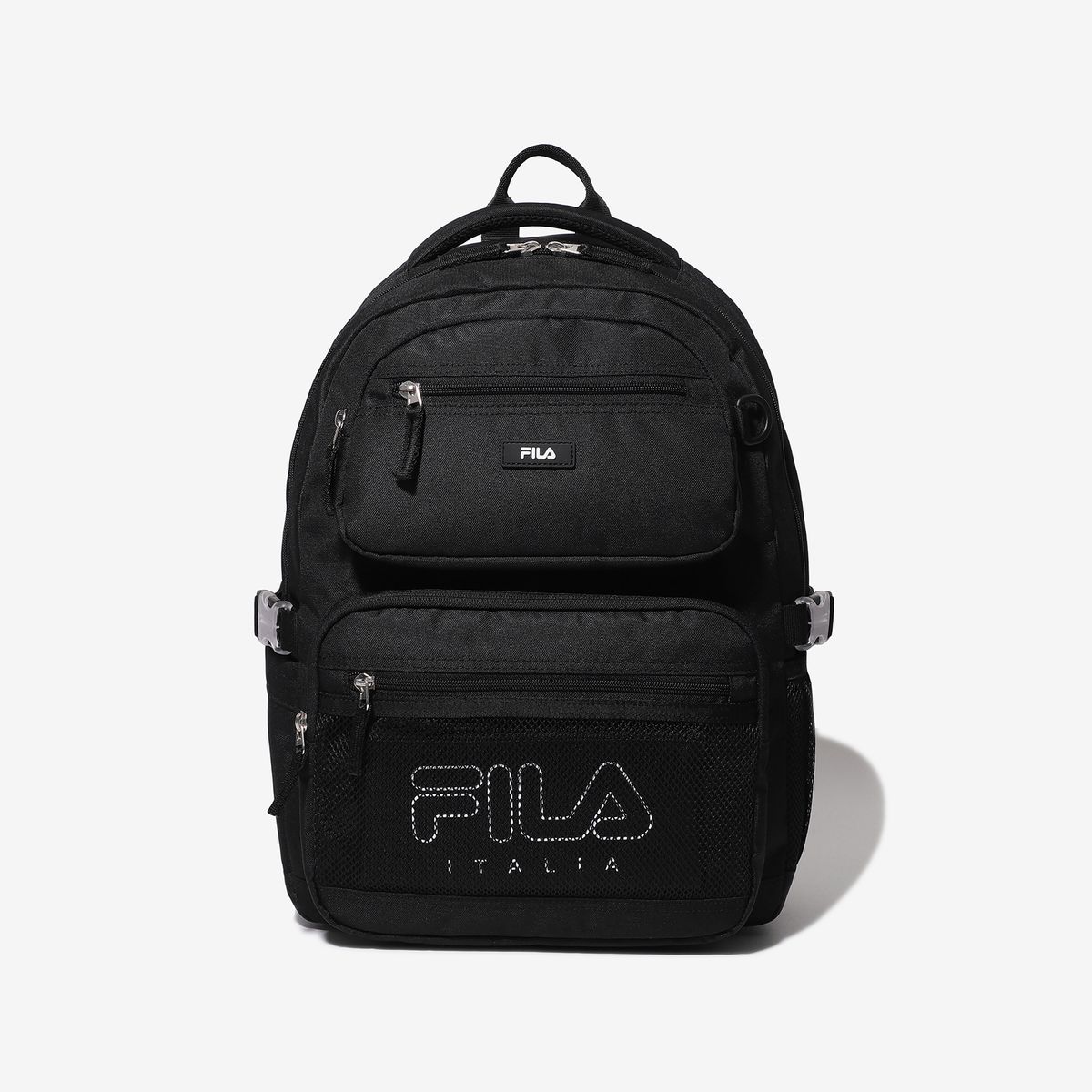 휠라 키즈(FILA KIDS) 고학년 링크 투포켓 백팩(FK3BPG3002XBLK)