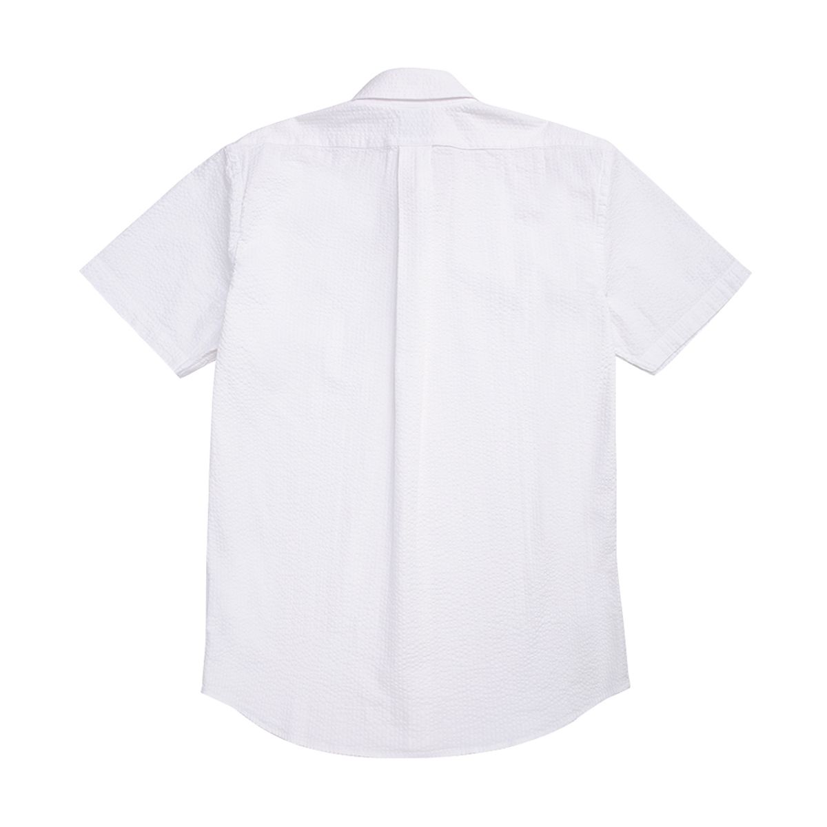 브룩스 브라더스(BROOKS BROTHERS) 레귤러핏 코튼 시어서커 폴로버튼다운 셔츠 (화이트) (BBTPMF0695AES)