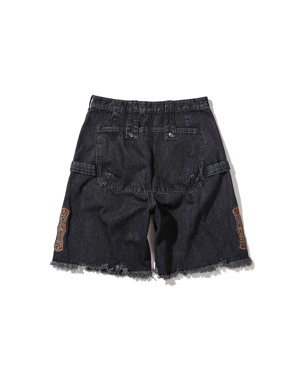 카락터(KARACTOR) Goblin denim BERMUDA shorts / Black