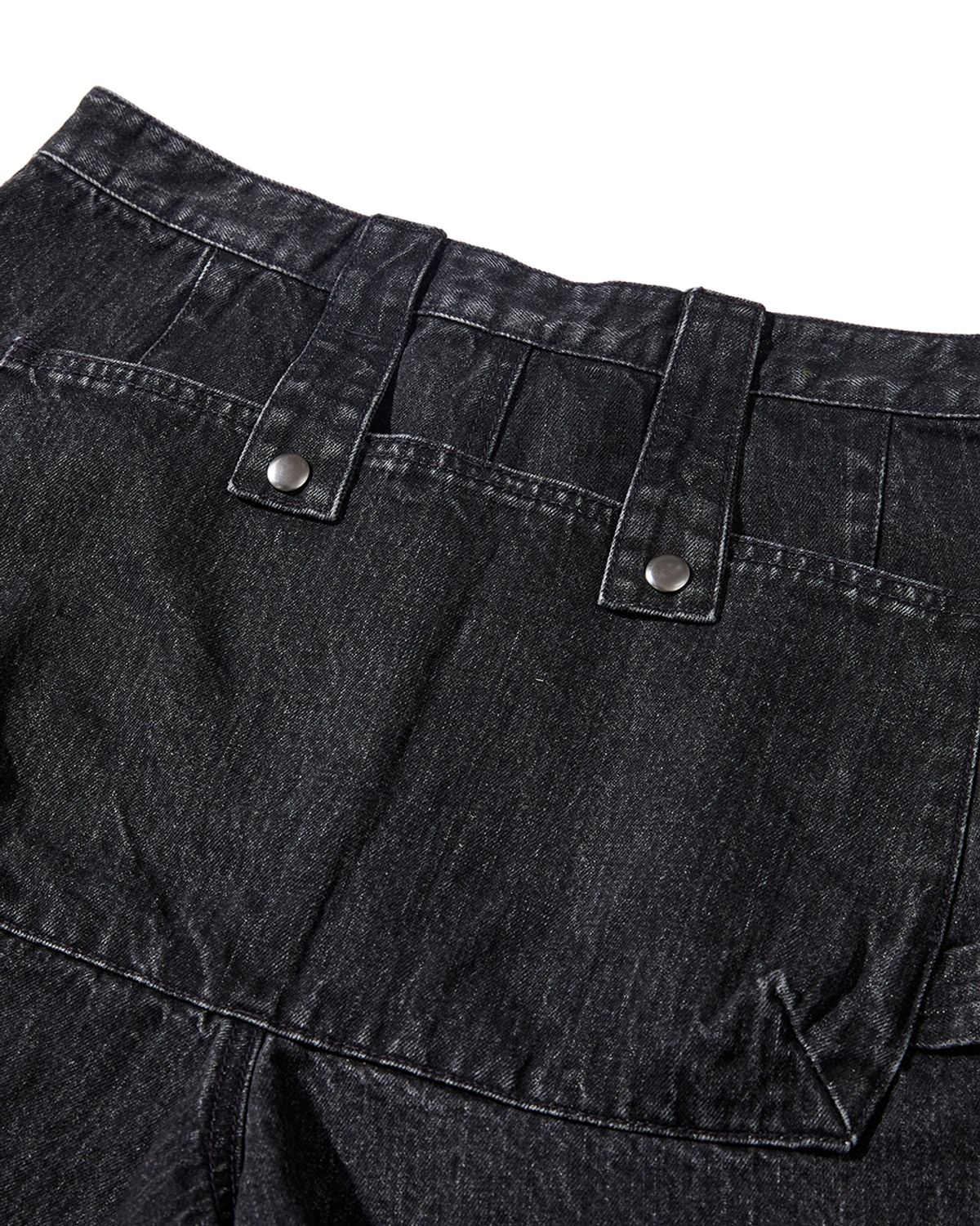 카락터(KARACTOR) Goblin denim BERMUDA shorts / Black