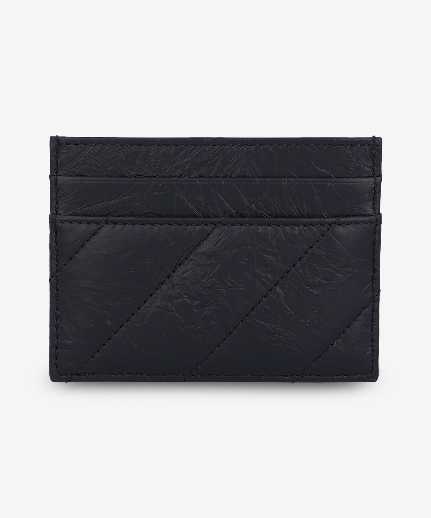 【送料&関税込】Balenciaga Crush Zipped Cardholder MUSINSA | BALENCIAGA Crush Card Holder - Black / 7664672AAWW1000