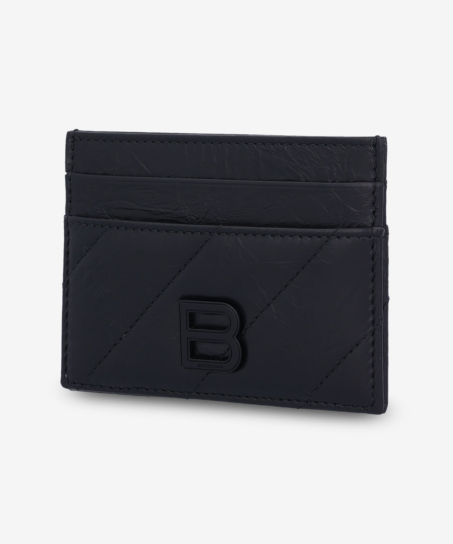 【Barenciaga】SALE!! 数量限定 カードケース CardCase MUSINSA | BALENCIAGA Crush Card Holder - Black / 7664672AAWW1000