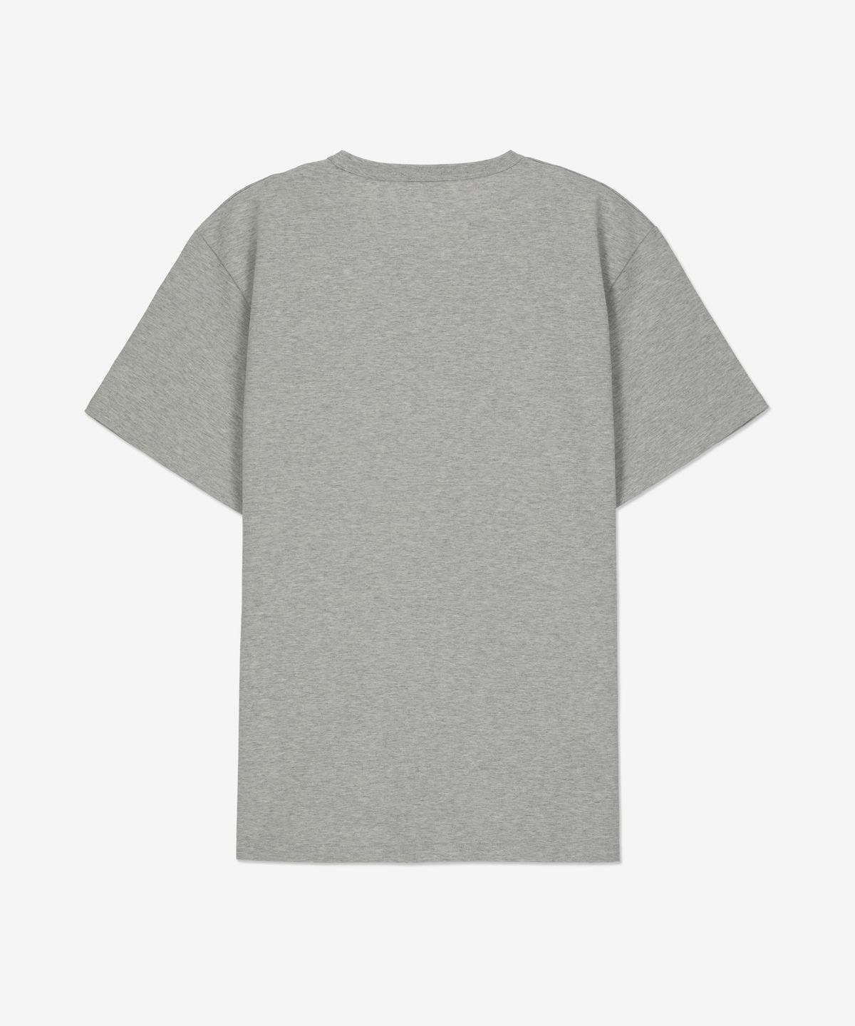 알렉산더 맥퀸(ALEXANDER McQUEEN) 로고 반소매 티셔츠 - 페일 그레이 / 794606QXAAB1401