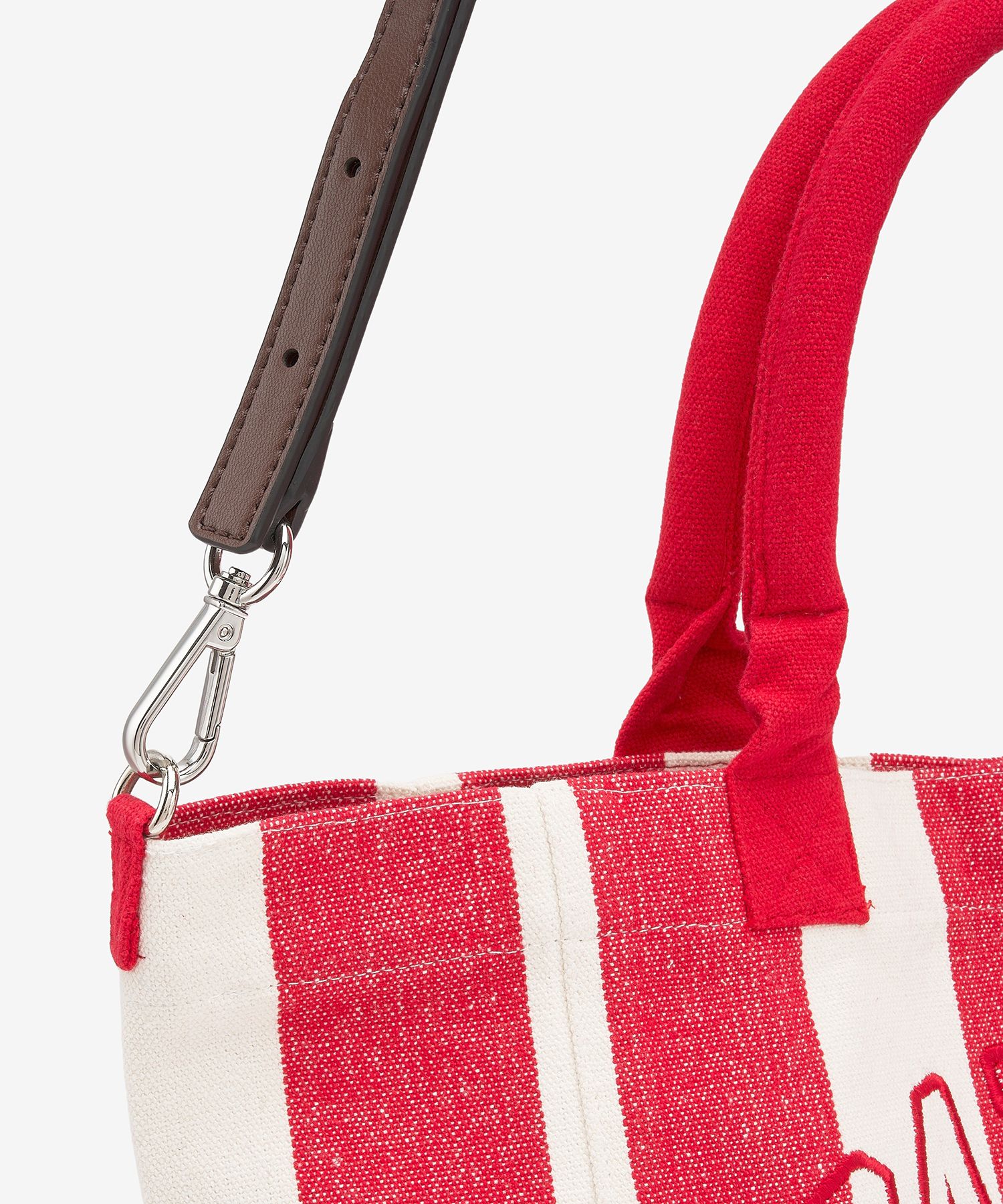 ★Ganni★ Small Easy Stripe Shopper Bag Cherry A5974396 MUSINSA | GANNI Small Easy Stripe Shopper Bag - Cherry
