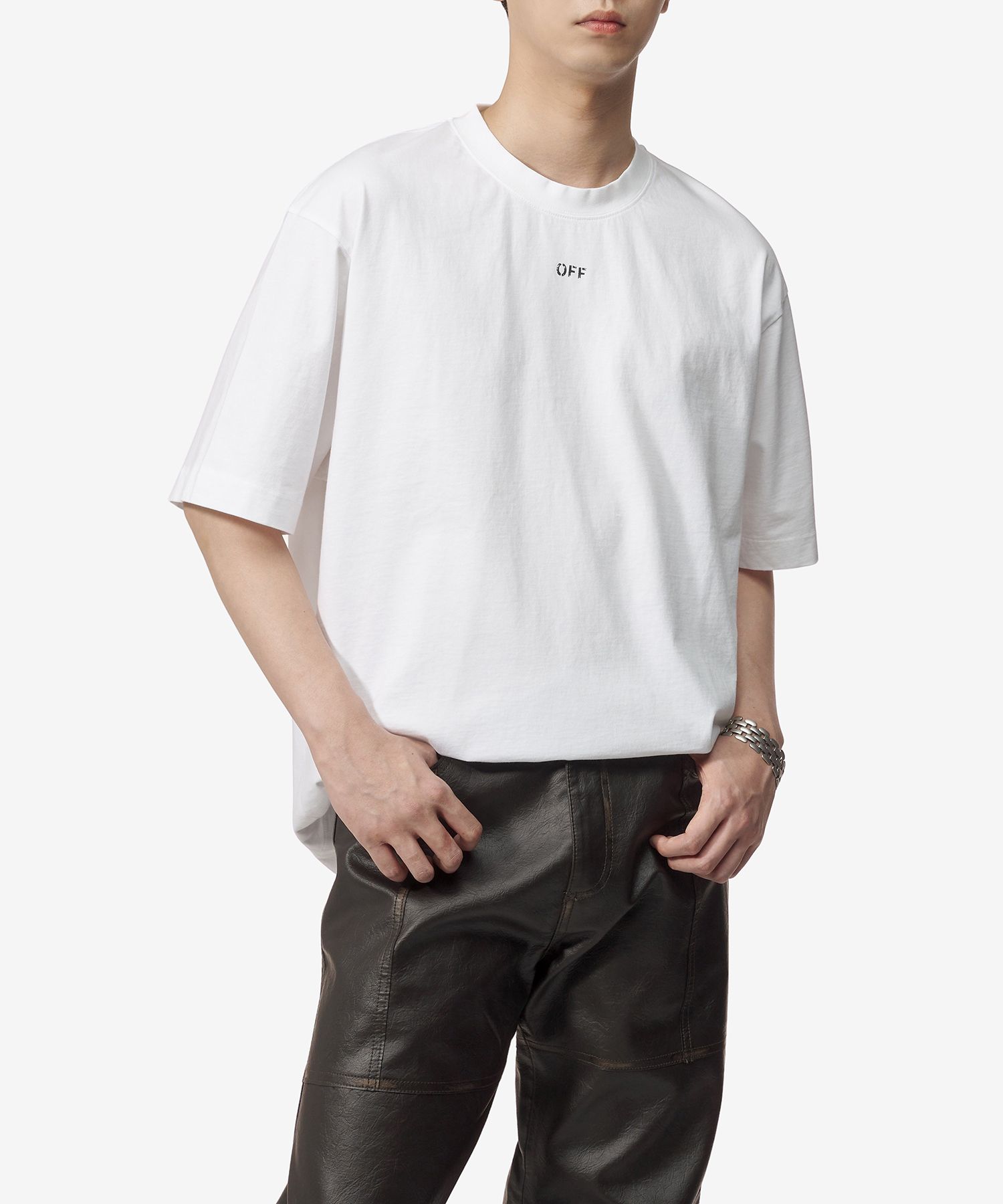 MUSINSA公式 | Off White Stamp Skate Short Sleeve T-Shirt