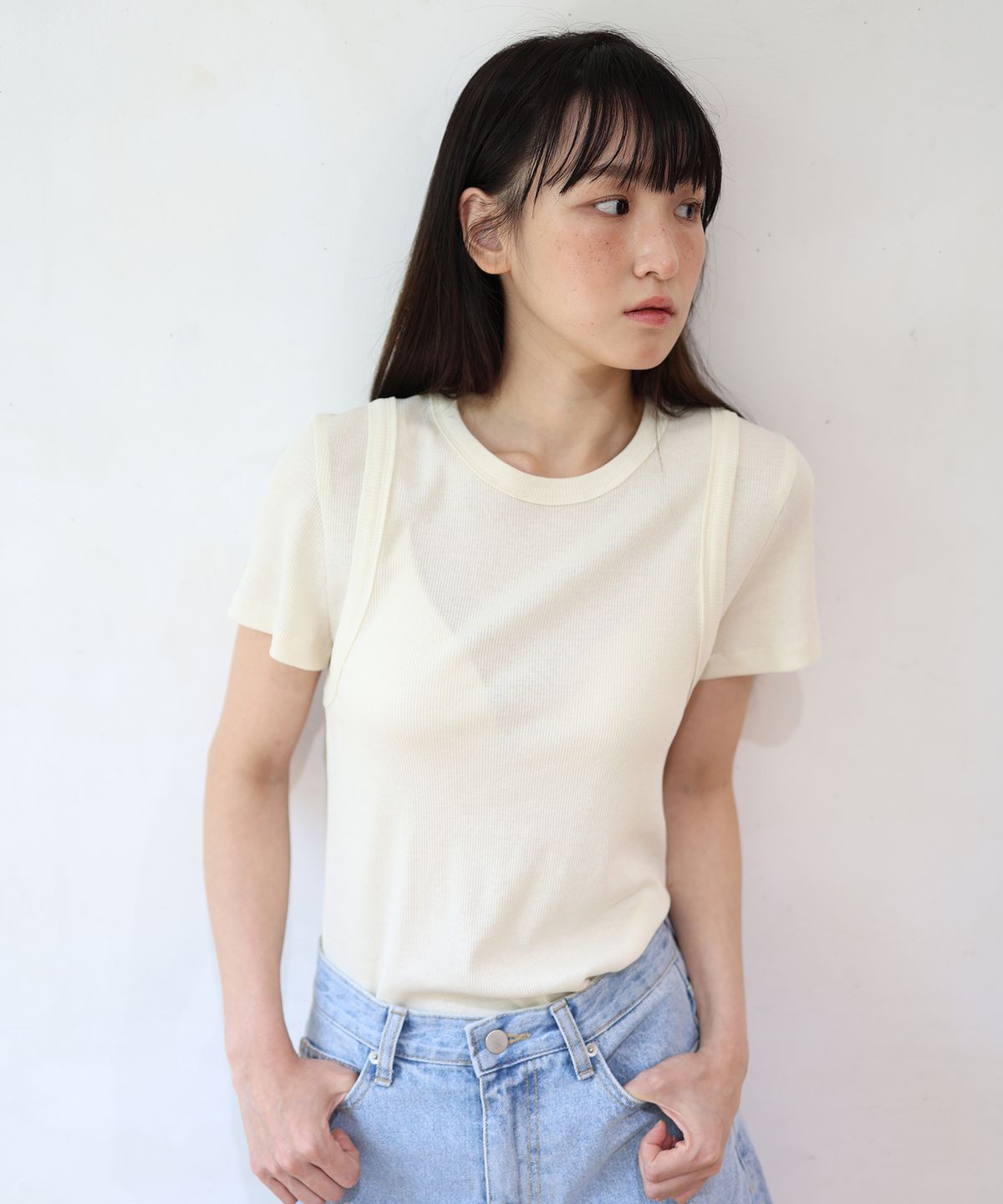 폴앤앨리스(PAUL&ALICE) LAYERED TEE / 7 COLOR