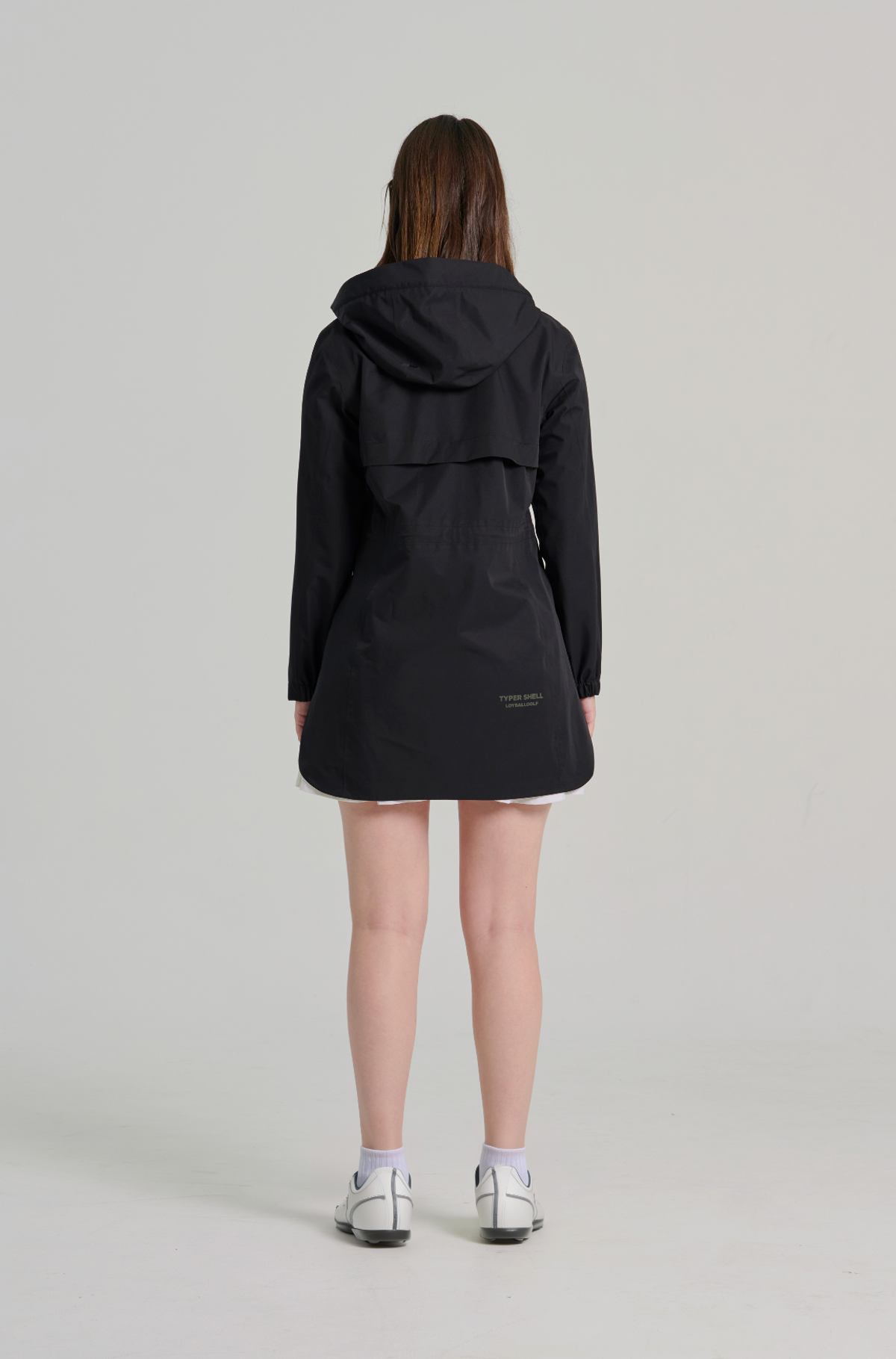 로이볼 골프(LOYBALLGOLF) 3Layer Rain Coat - Black
