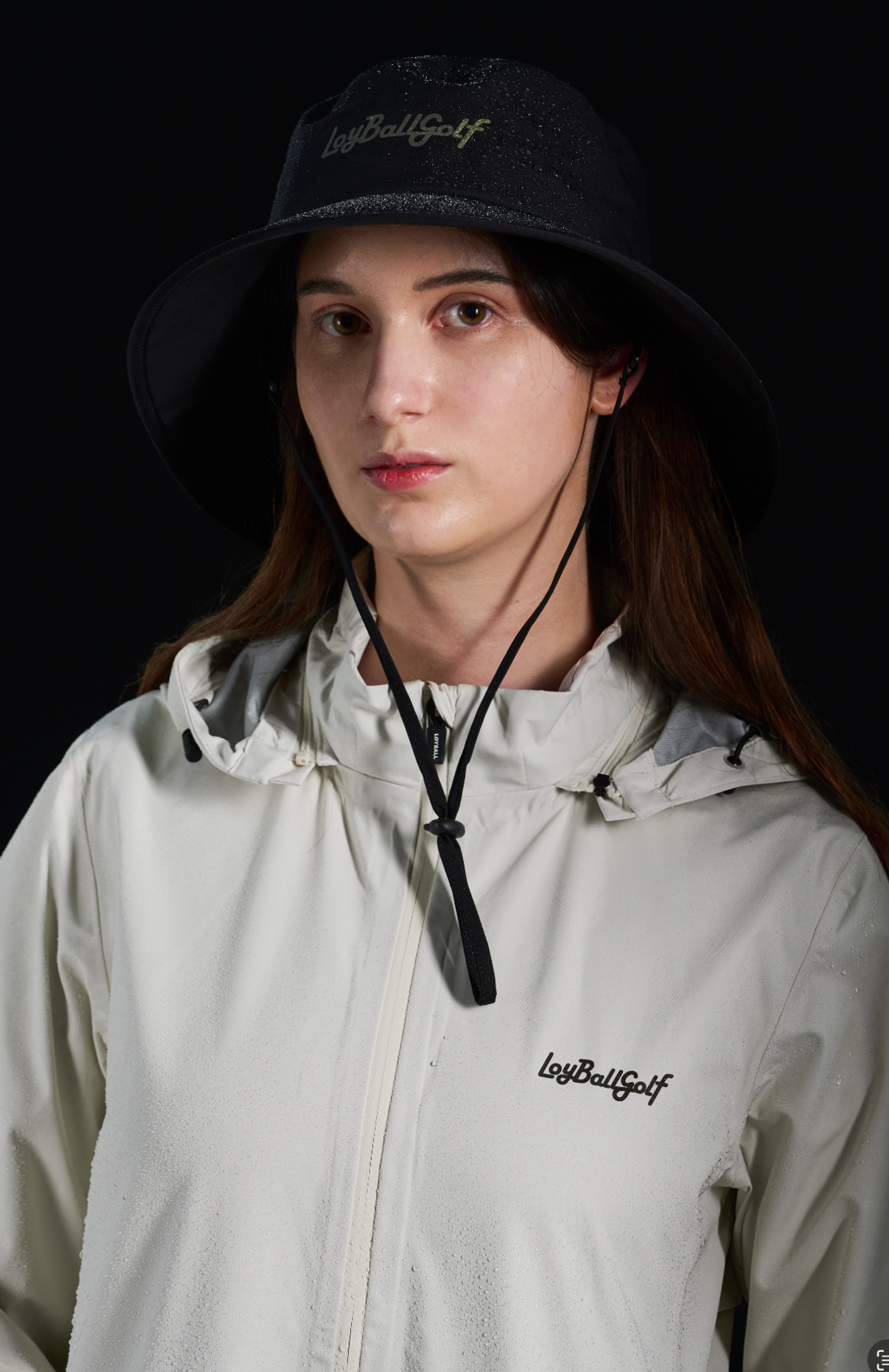 로이볼 골프(LOYBALLGOLF) 3Layer Rain Coat - Cream White