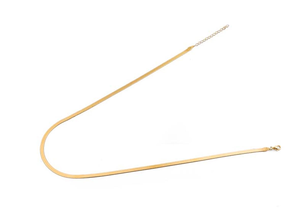 베벨로(BEBELLO) [Bs-421] 925실버 스네이크 체인목걸이 (18k gold plating)