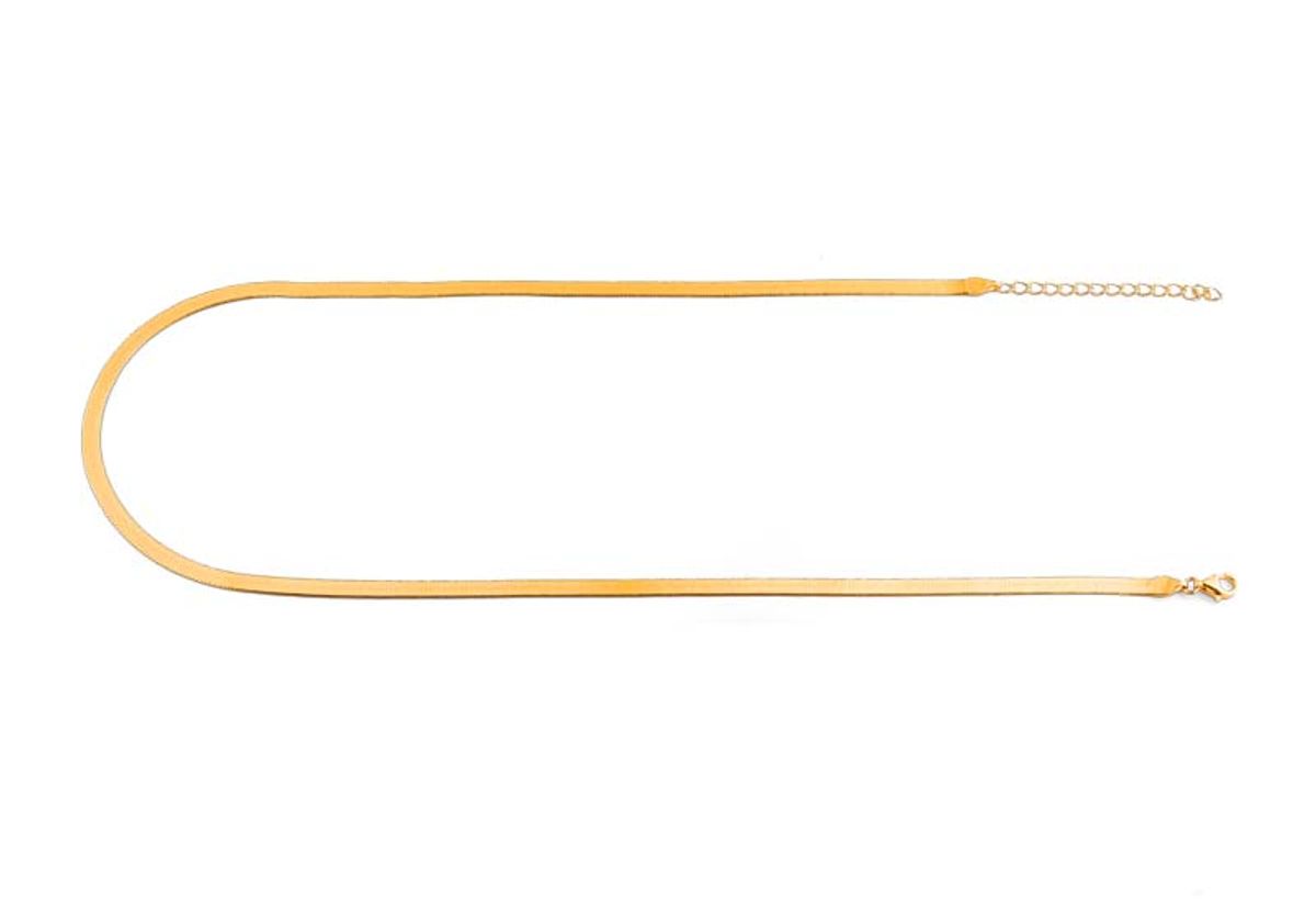 베벨로(BEBELLO) [Bs-421] 925실버 스네이크 체인목걸이 (18k gold plating)