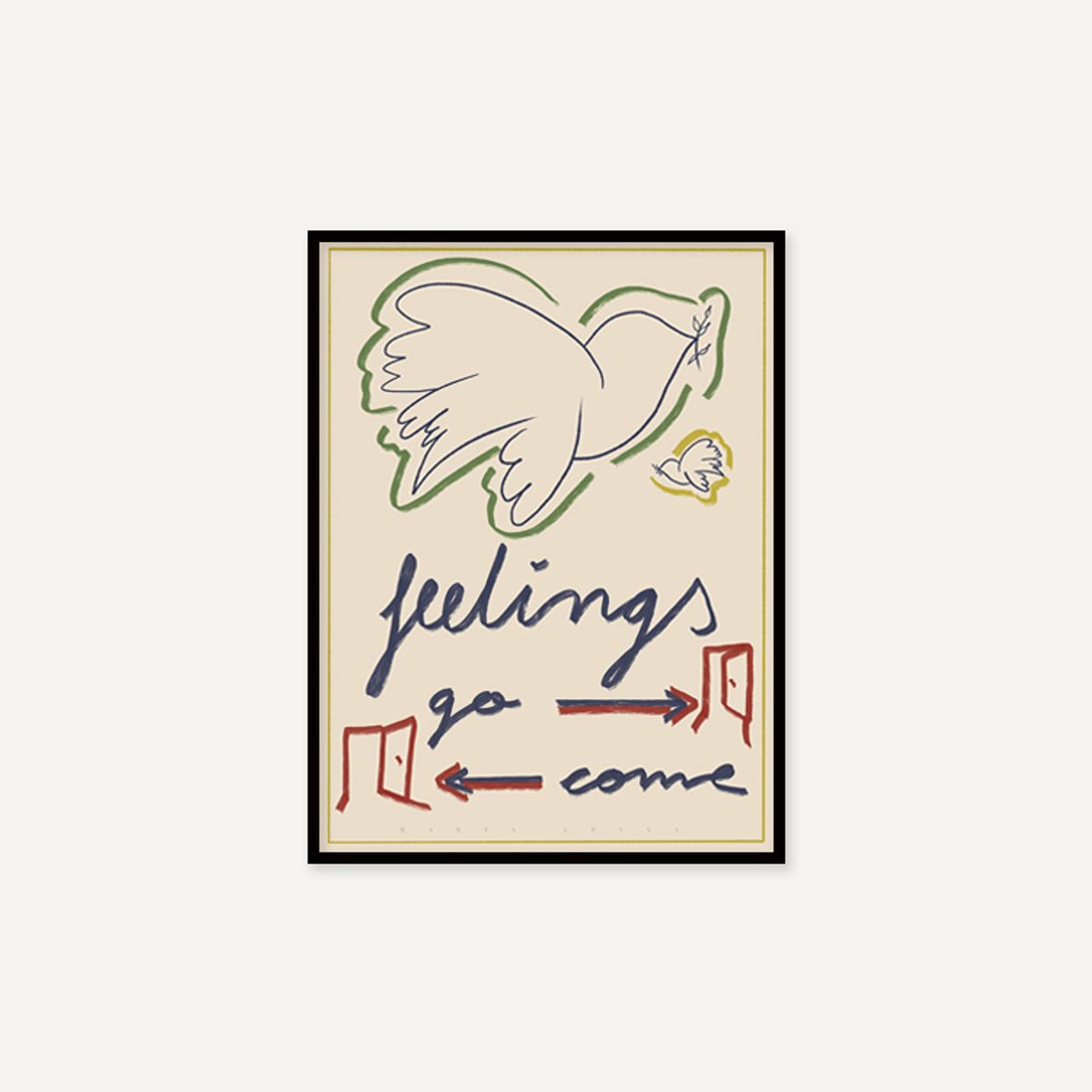 그릿시즌(GREET SEASON) 마르타 레이바 Feelings (액자 포함)
