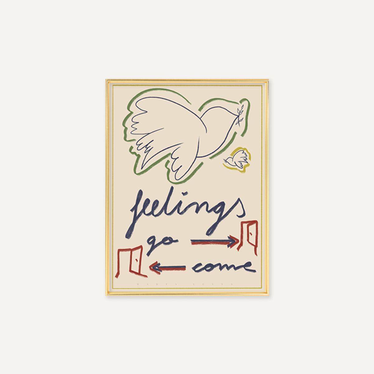 그릿시즌(GREET SEASON) 마르타 레이바 Feelings (액자 포함)