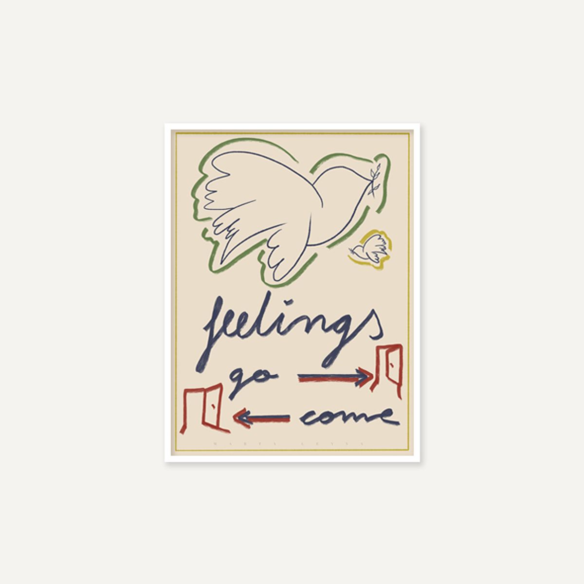그릿시즌(GREET SEASON) 마르타 레이바 Feelings (액자 포함)