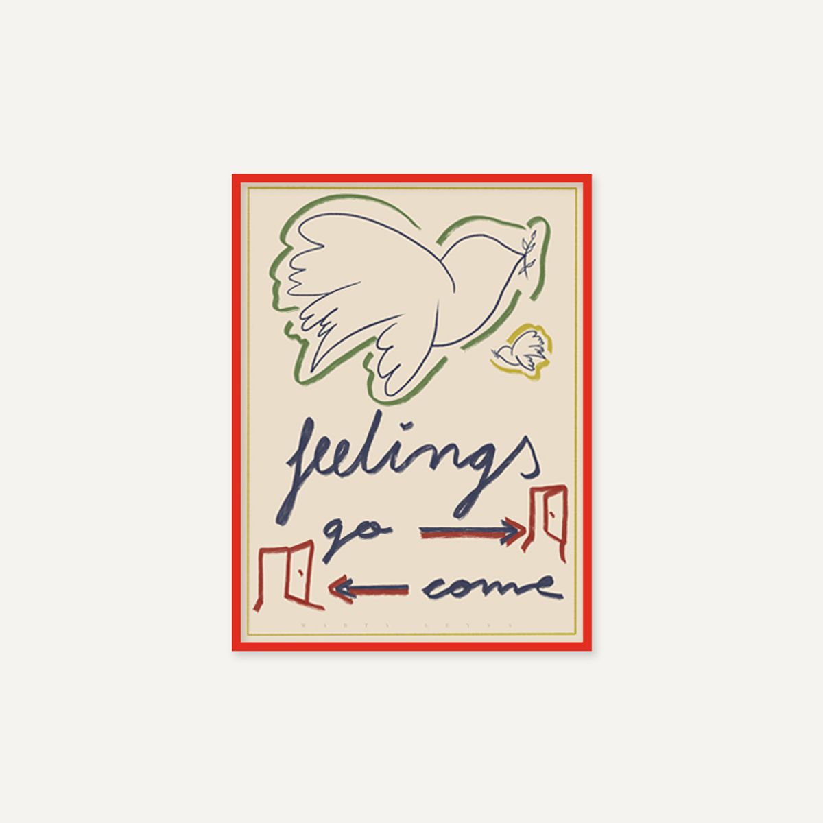 그릿시즌(GREET SEASON) 마르타 레이바 Feelings (액자 포함)
