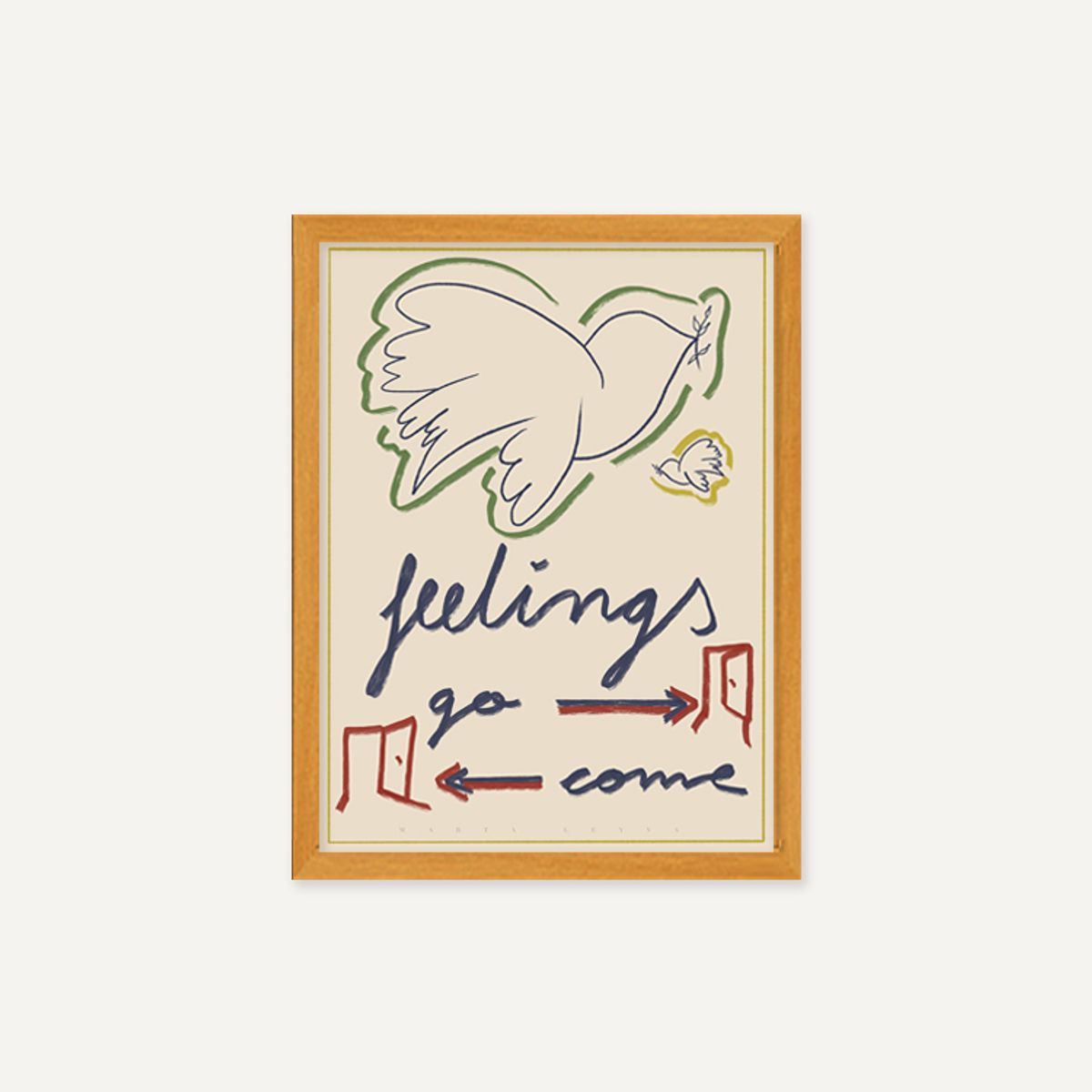그릿시즌(GREET SEASON) 마르타 레이바 Feelings (액자 포함)