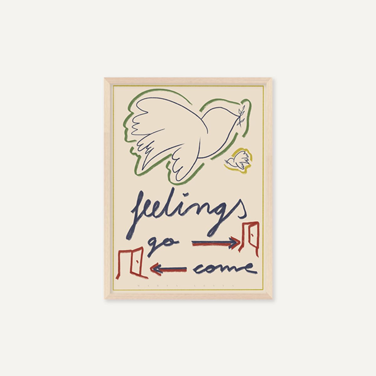 그릿시즌(GREET SEASON) 마르타 레이바 Feelings (액자 포함)