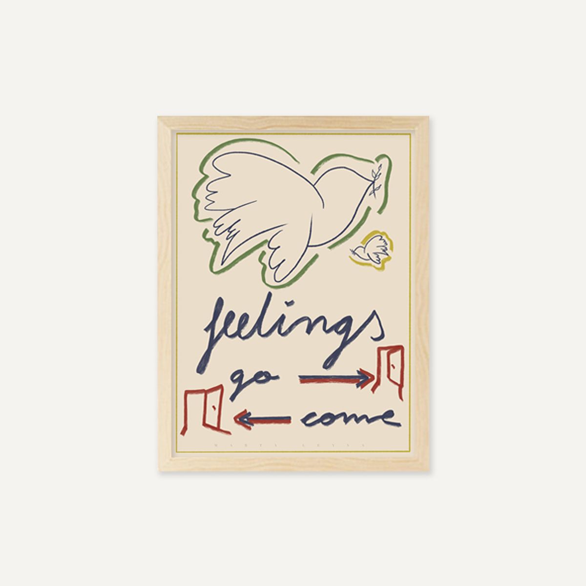 그릿시즌(GREET SEASON) 마르타 레이바 Feelings (액자 포함)