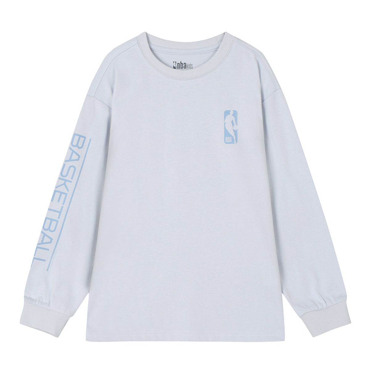 엔비에이 키즈(NBA KIDS) 소매그래픽 싱글티(K243TS130P) 스카이 블루